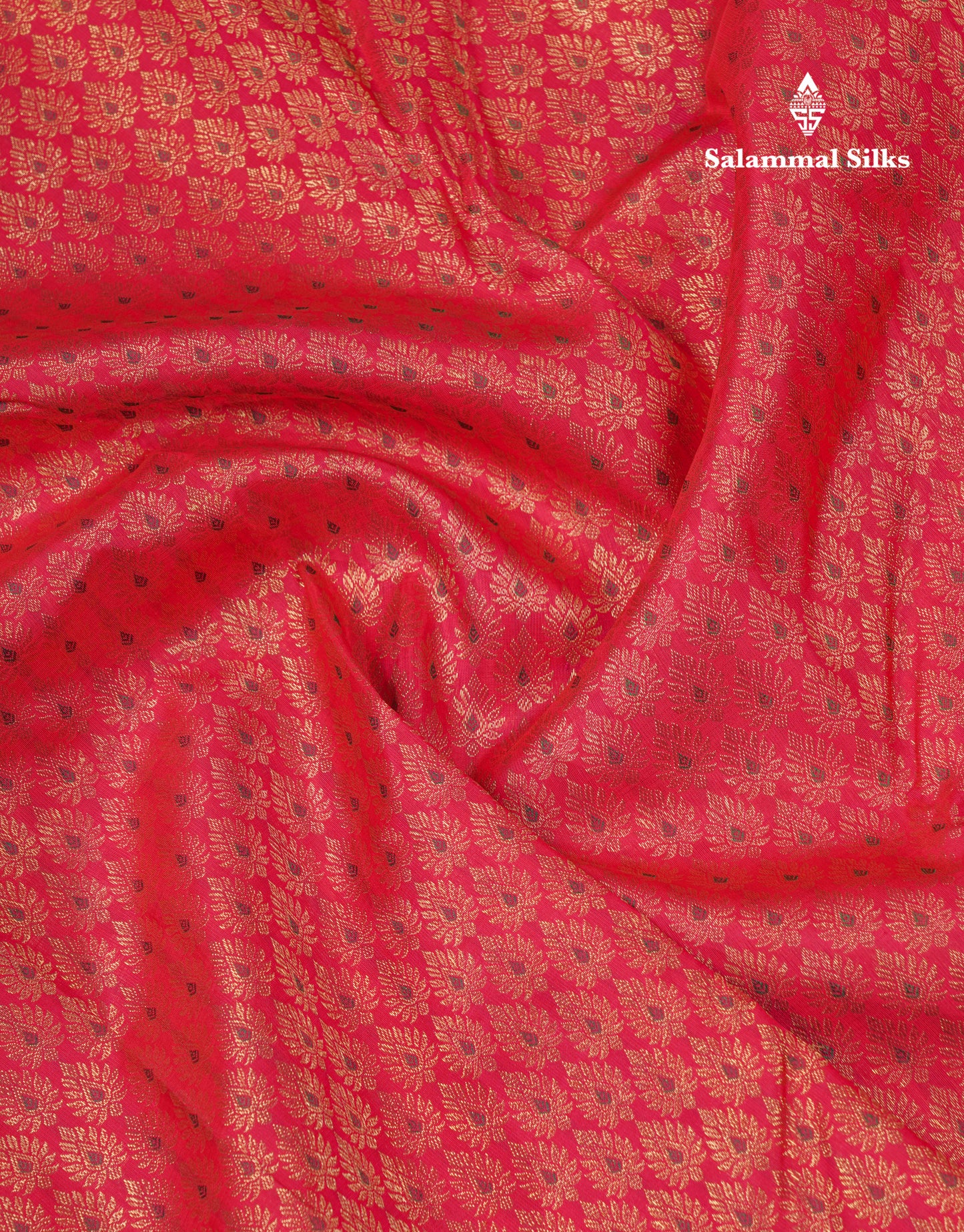 Reddish Pink Meenakari Work Pure Kanjivaram Silk Saree 3G Zari with Traditional Gold Zari Border