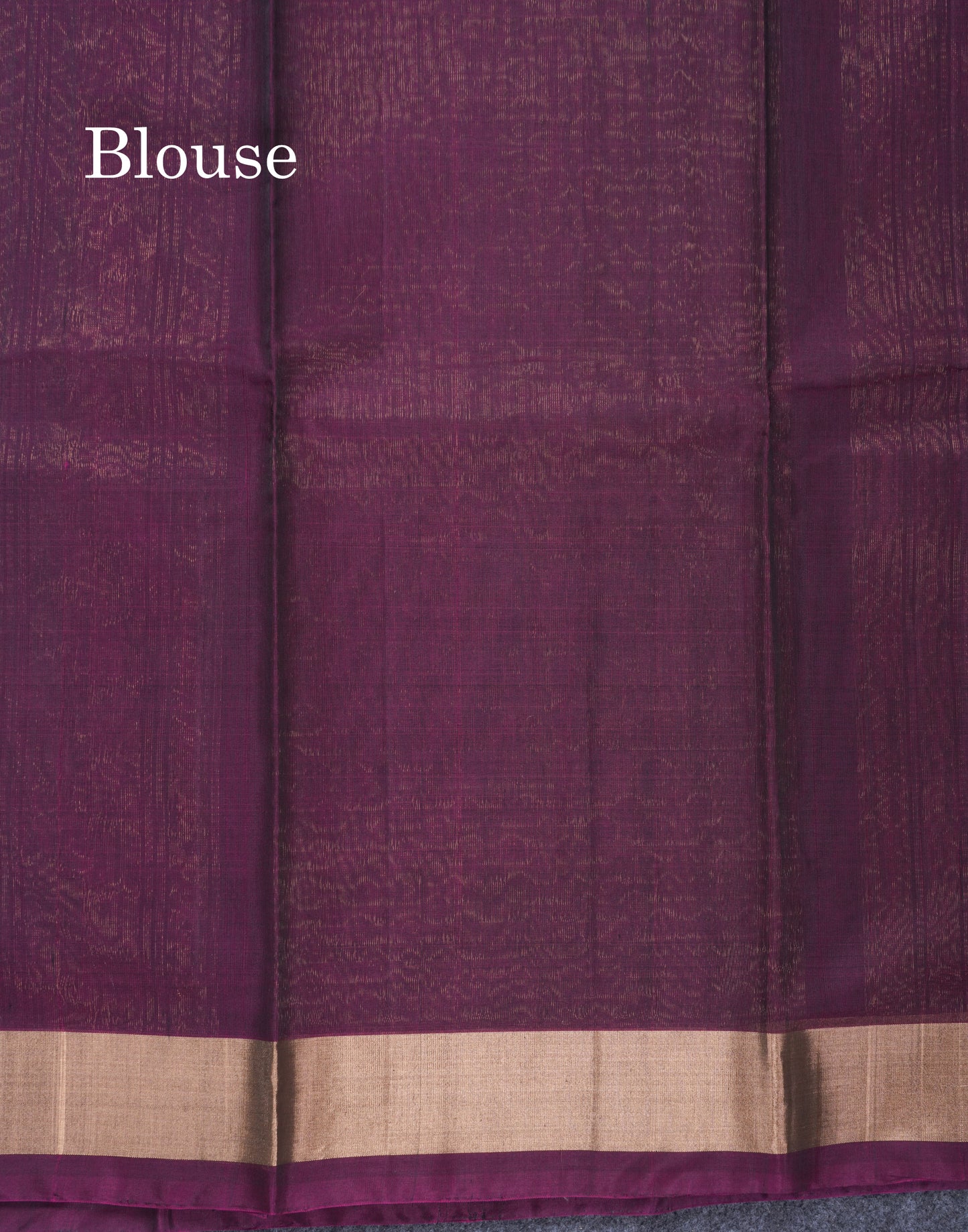 Beautiful Dark Navy Blue SICO Cotton Saree With Contrast Magenta Blouse