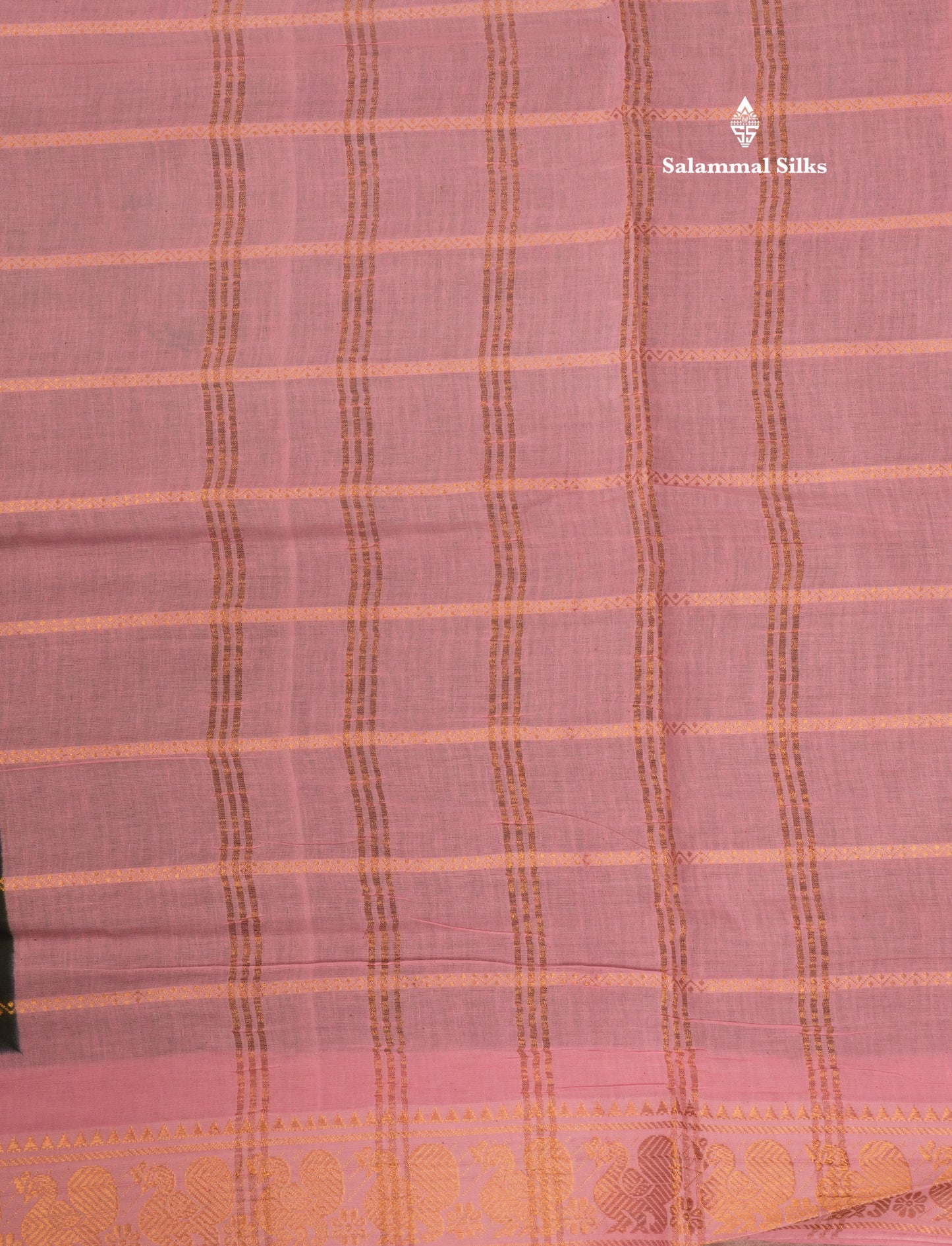 Beautiful Half White Pure Sungudi Cotton Saree With Contrast Reddish Pink Border