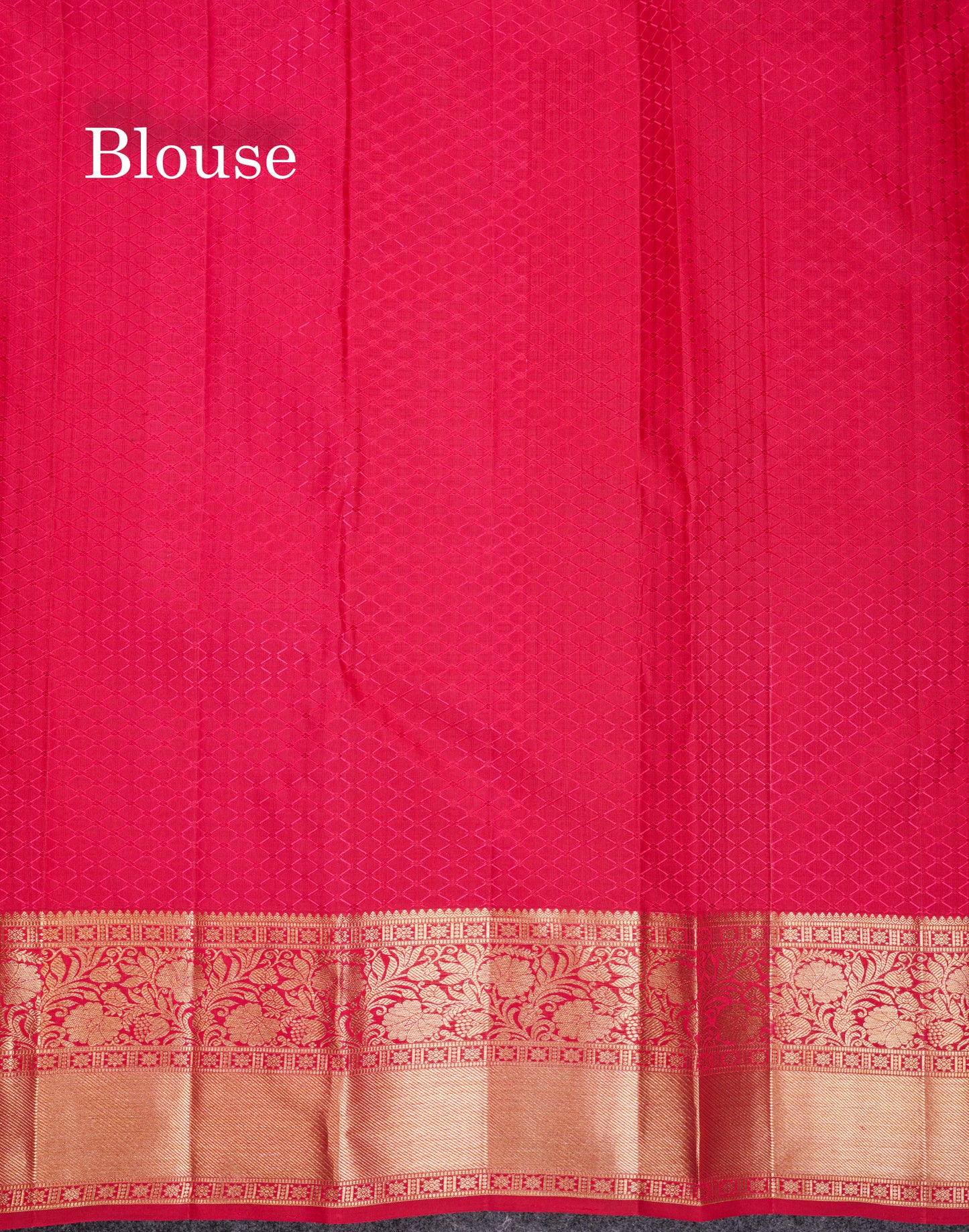 Beautiful Pinkish Maroon Menakari Work Bridal Pure Kanjivaram Silk Saree With Traditional Border