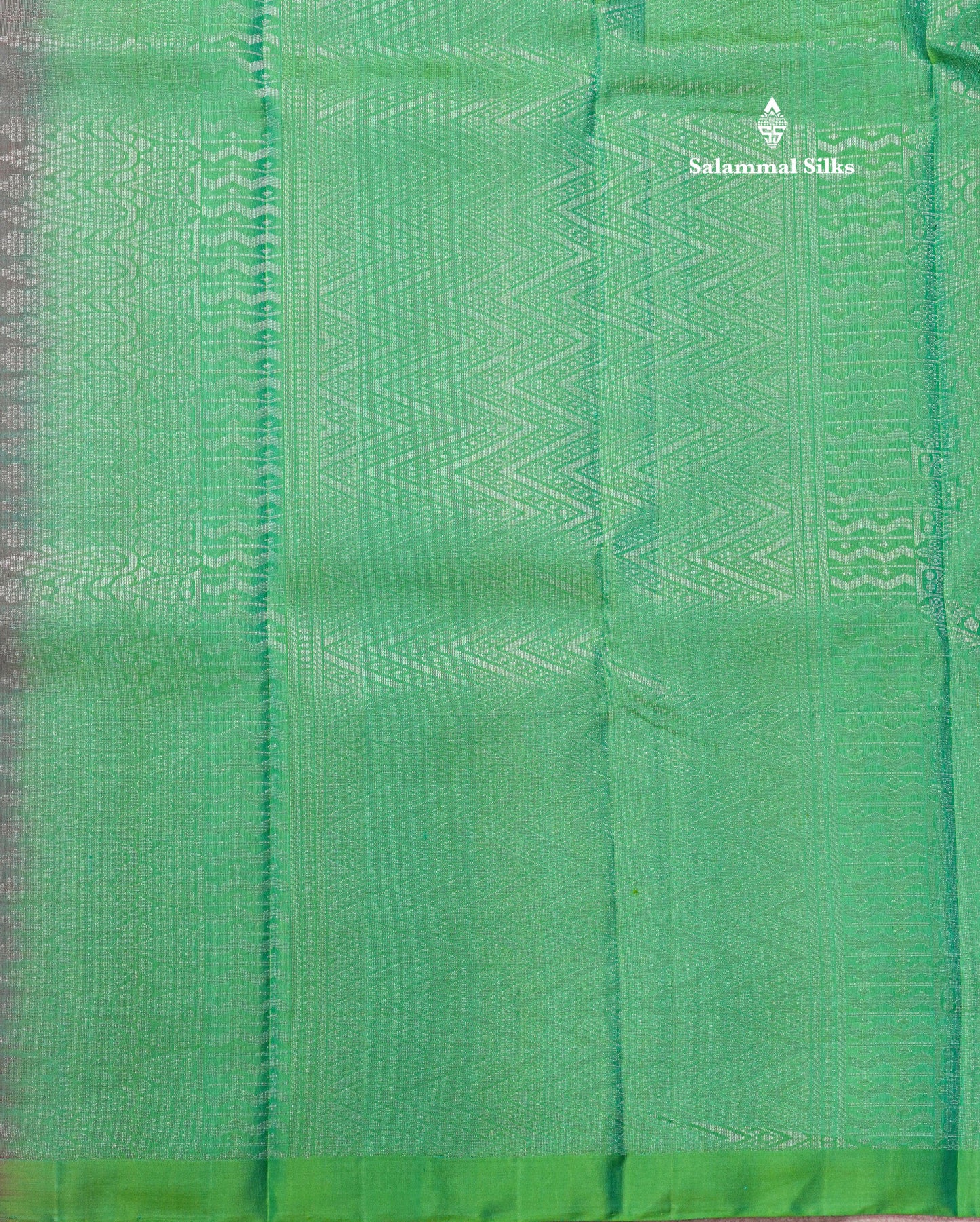 Kanjivaram Beautiful Maroon Fancy Pure Silk Saree With Contrast Rexona Green Blouse