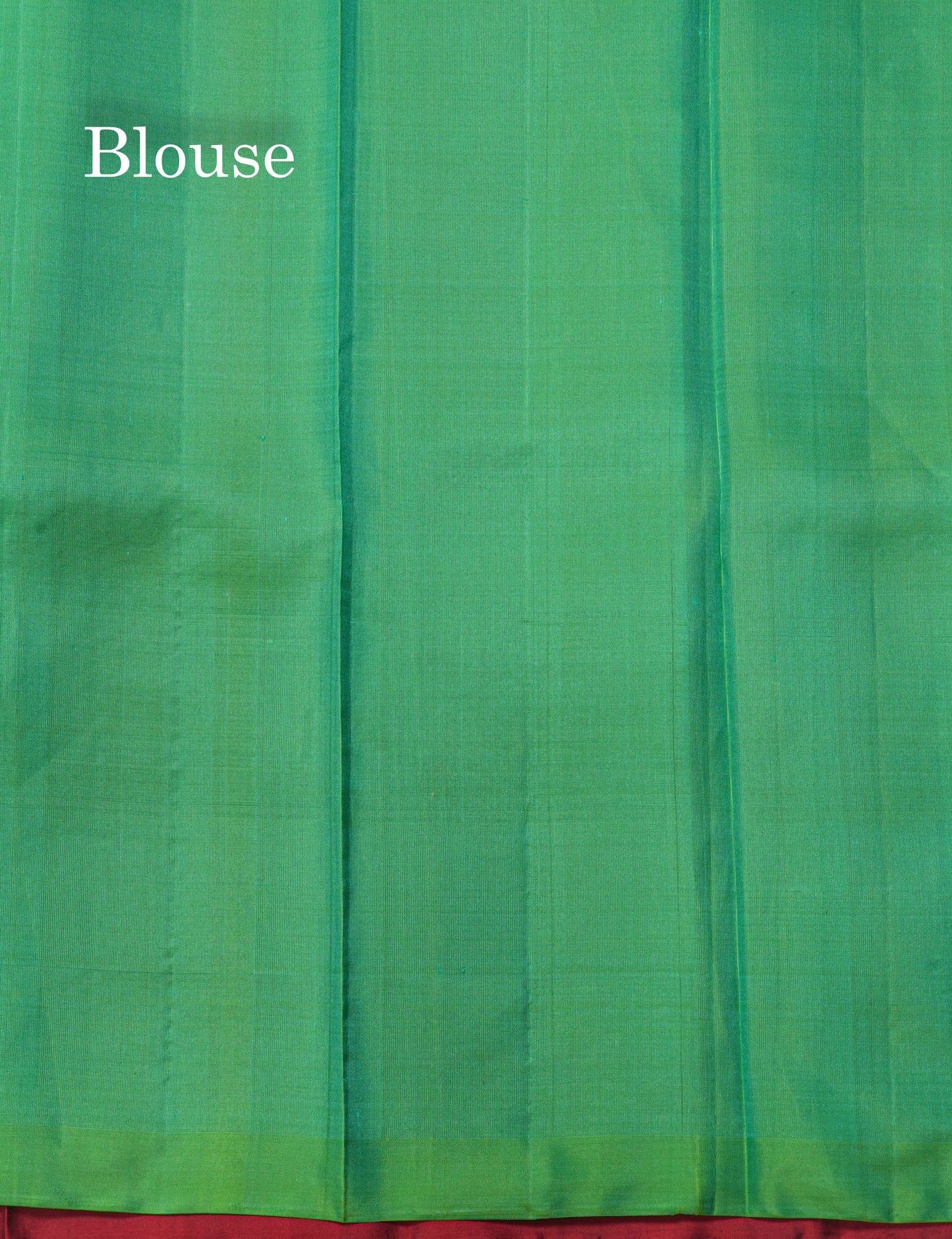 Kanjivaram Beautiful Maroon Fancy Pure Silk Saree With Contrast Rexona Green Blouse