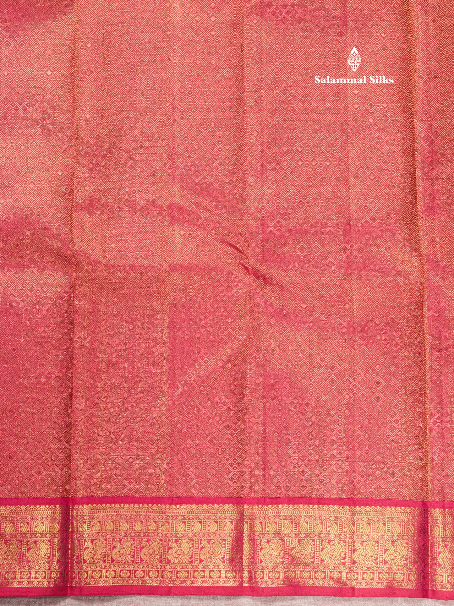 Kanjivaram Beautiful Olive Green Colour Pure Silk Saree Traditional Magenta Border