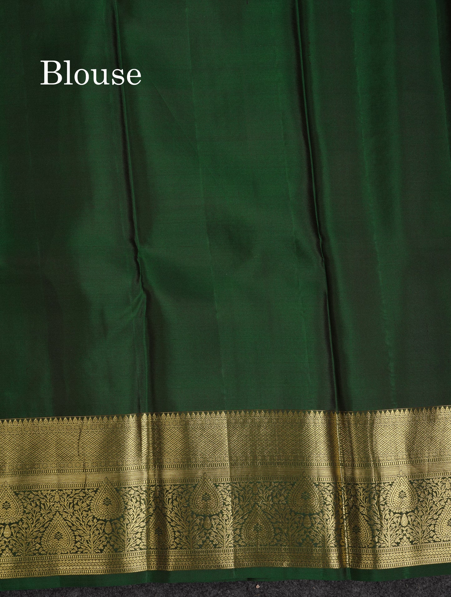 Beautiful Light Chococlate Bridal Pure Kanjivaram Silk Saree With Contrast Bottle Green Traditional Border