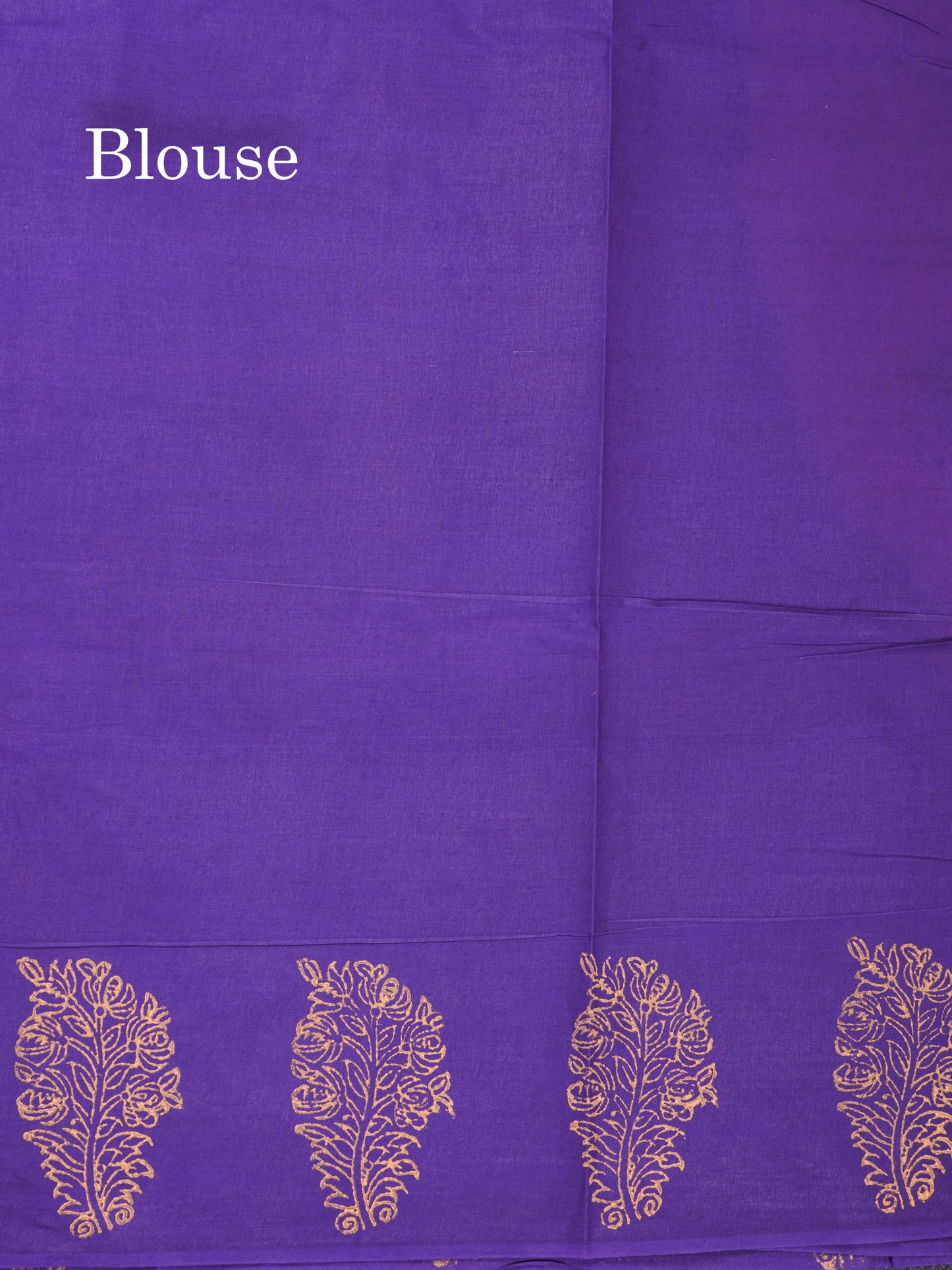 Baby Pink Batik Print Sungudi Pure Cotton Saree With Contrast Violet Border