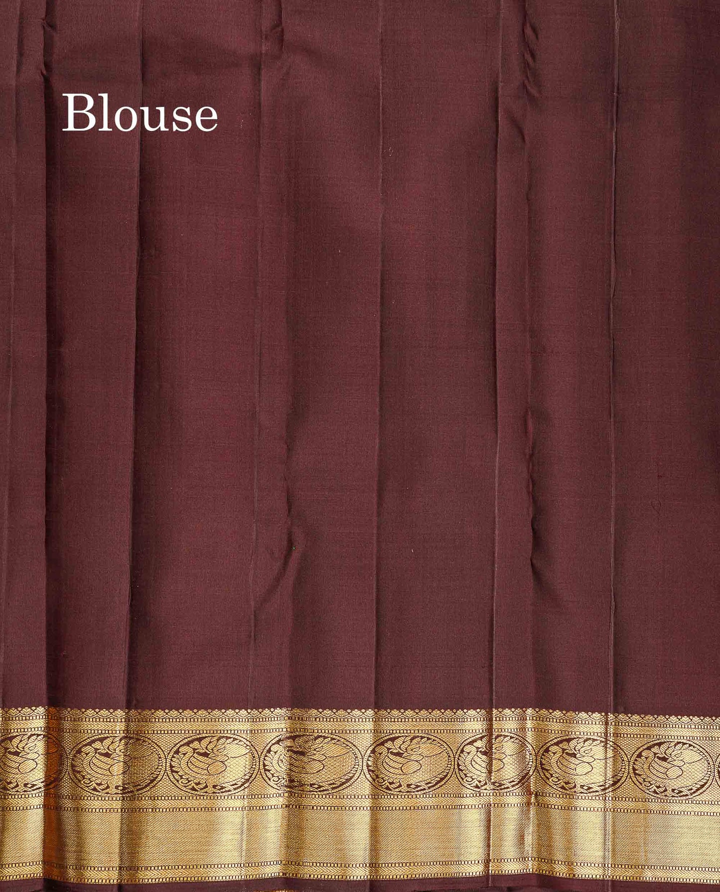 Pure Kanjivaram Silk Saree - bottle Green Colour Body Butta With Contrast Snuff Brown Traditional Border