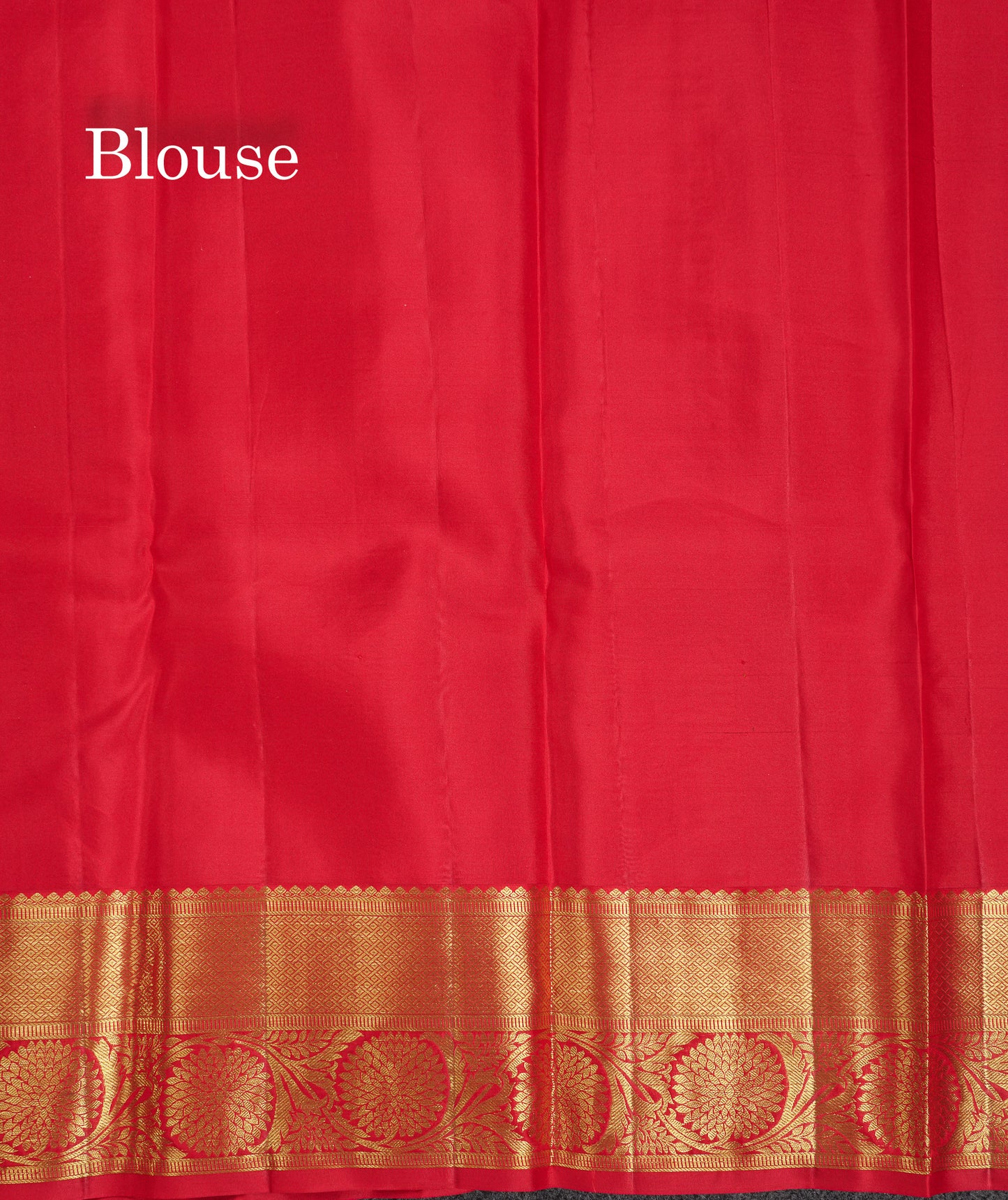 Beautiful Dark Peach Bridal Pure Kanjivaram Silk Saree With Contrast Chilly Red Traditional Border
