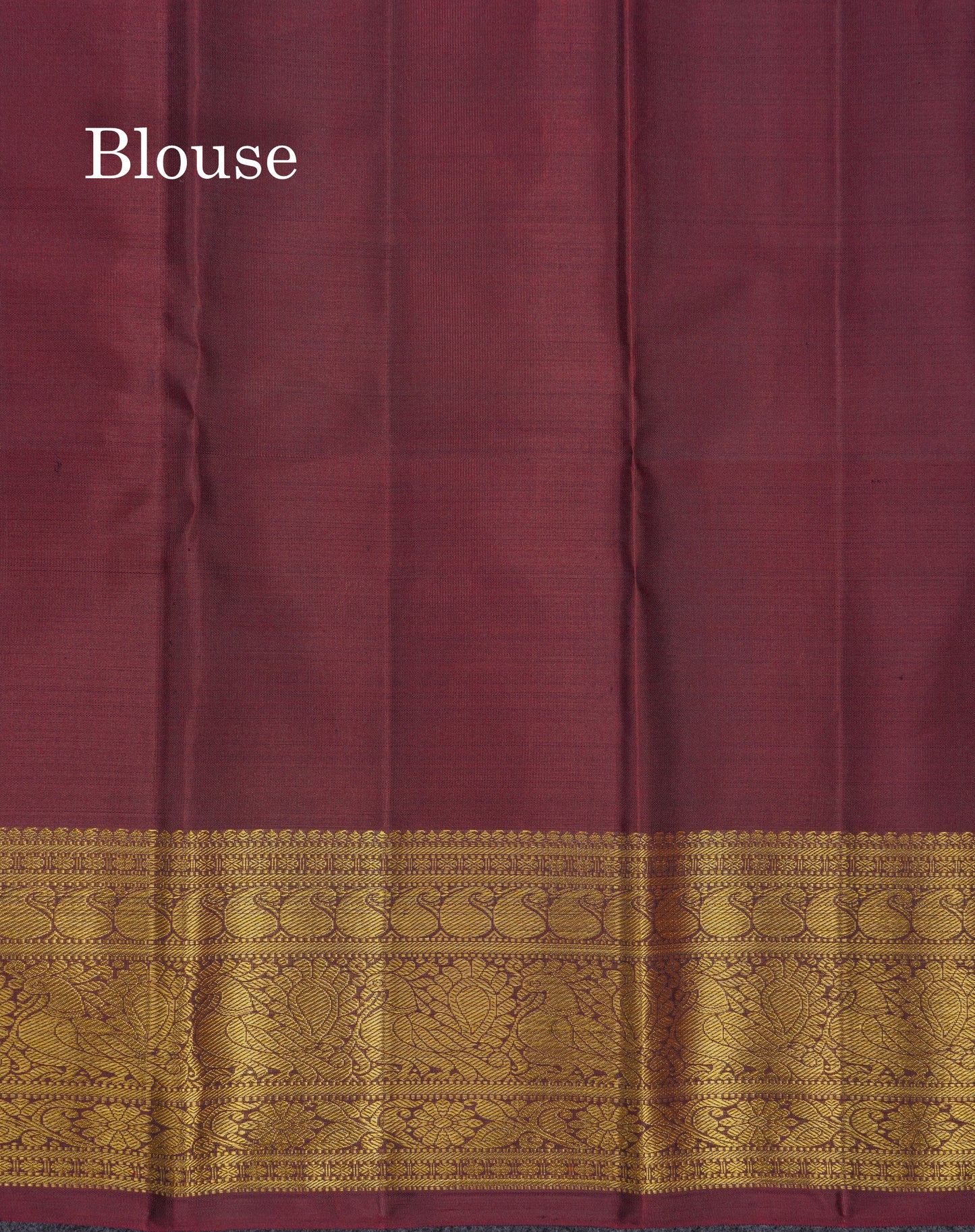 Korvai Beautiful Pink Tissue Bridal Pure Kanjivaram Silk Saree With Contrast Dark Wine Traditional Border