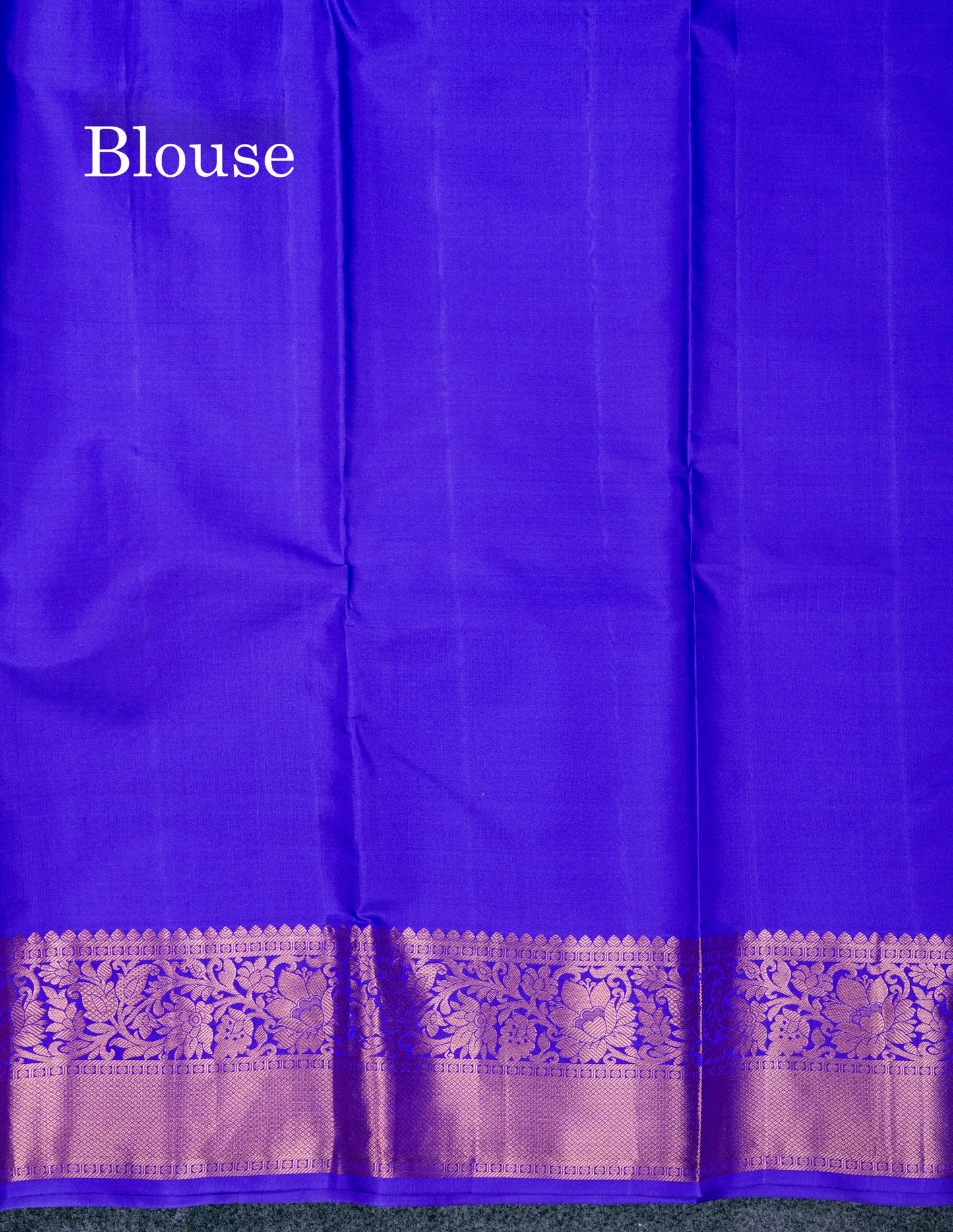 Beautiful Violet Bridal Pure Mix Kanjivaram Silk Saree With Traditional Border
