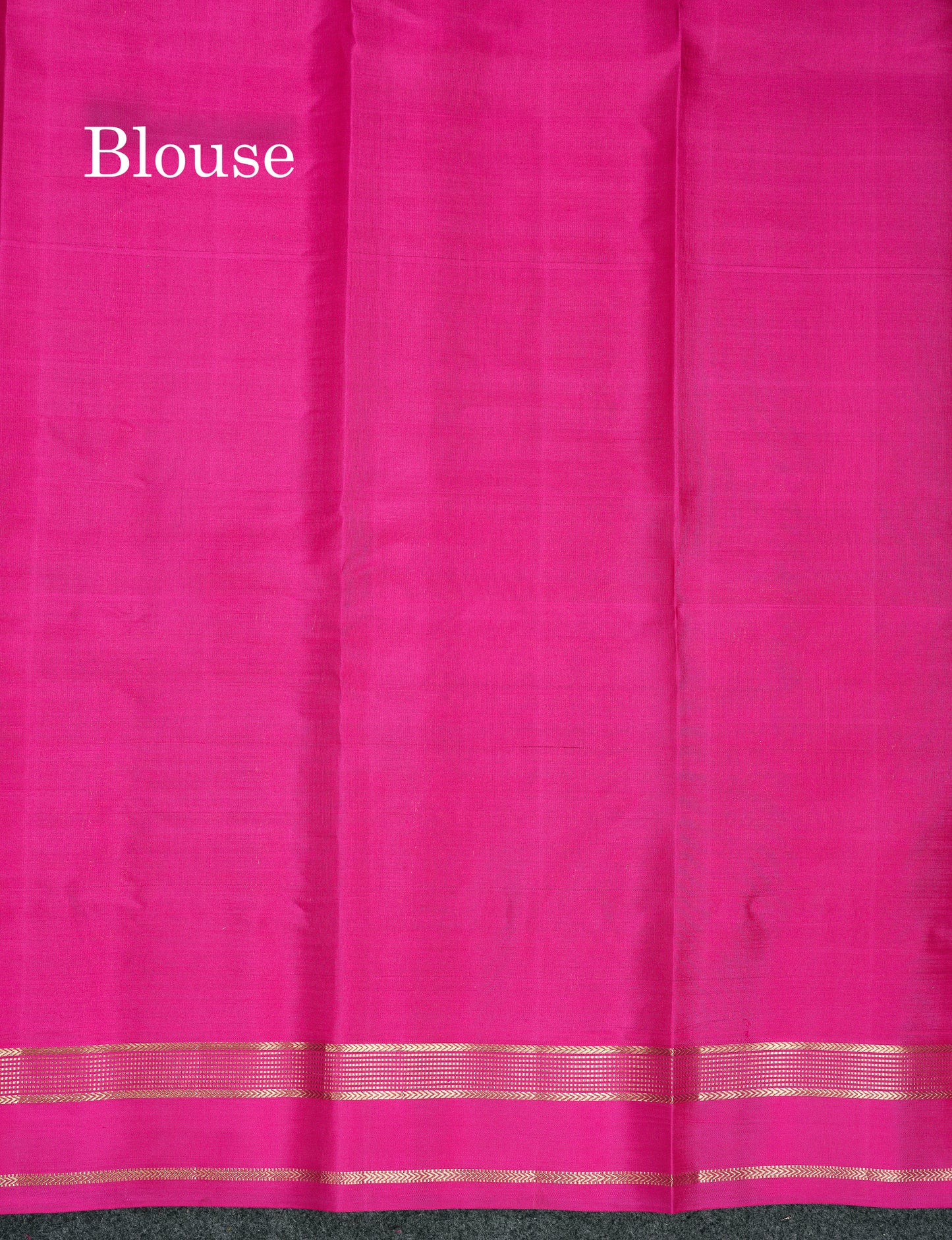 Beautiful Bottle Green Checks With Butta Pure Kanjivaram Silk Saree With Contrast Magenta Traditional Medium Gap Border