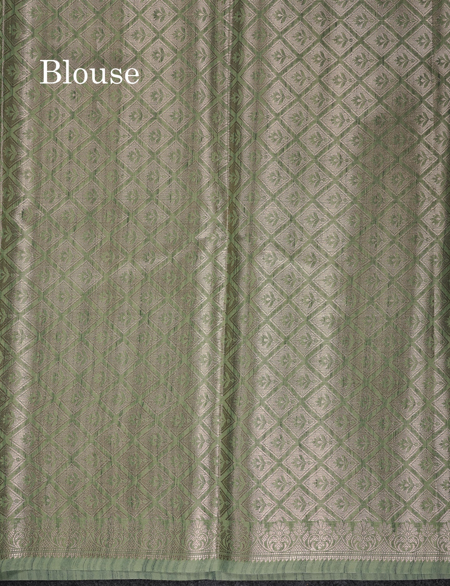 Beautiful Light Brown Jute Mix Saree With Small Fancy Border