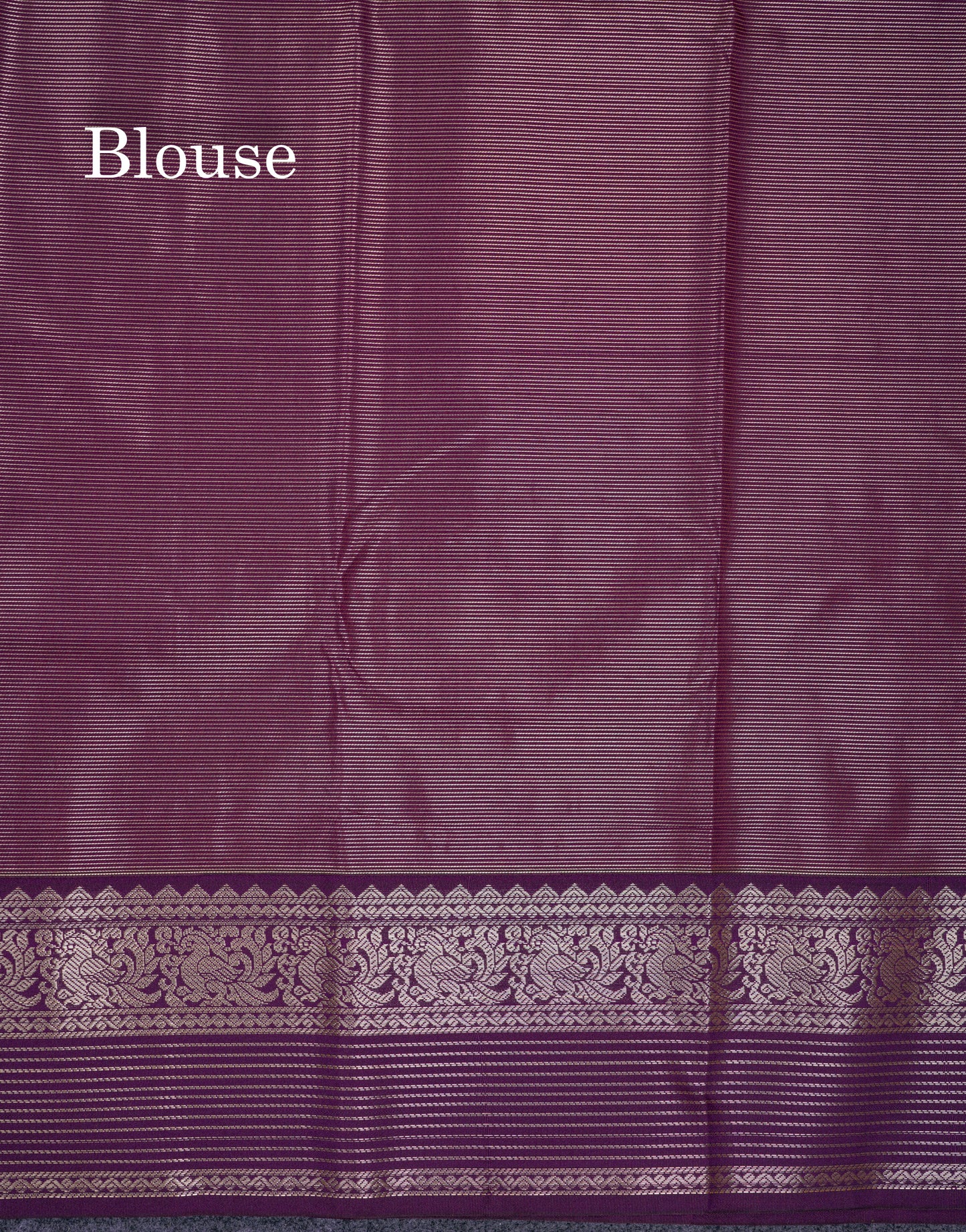 Beautiful Cream Sandal Vaira Oosi Semi Silk Saree With Contrast Dark Magenta Traditional Border