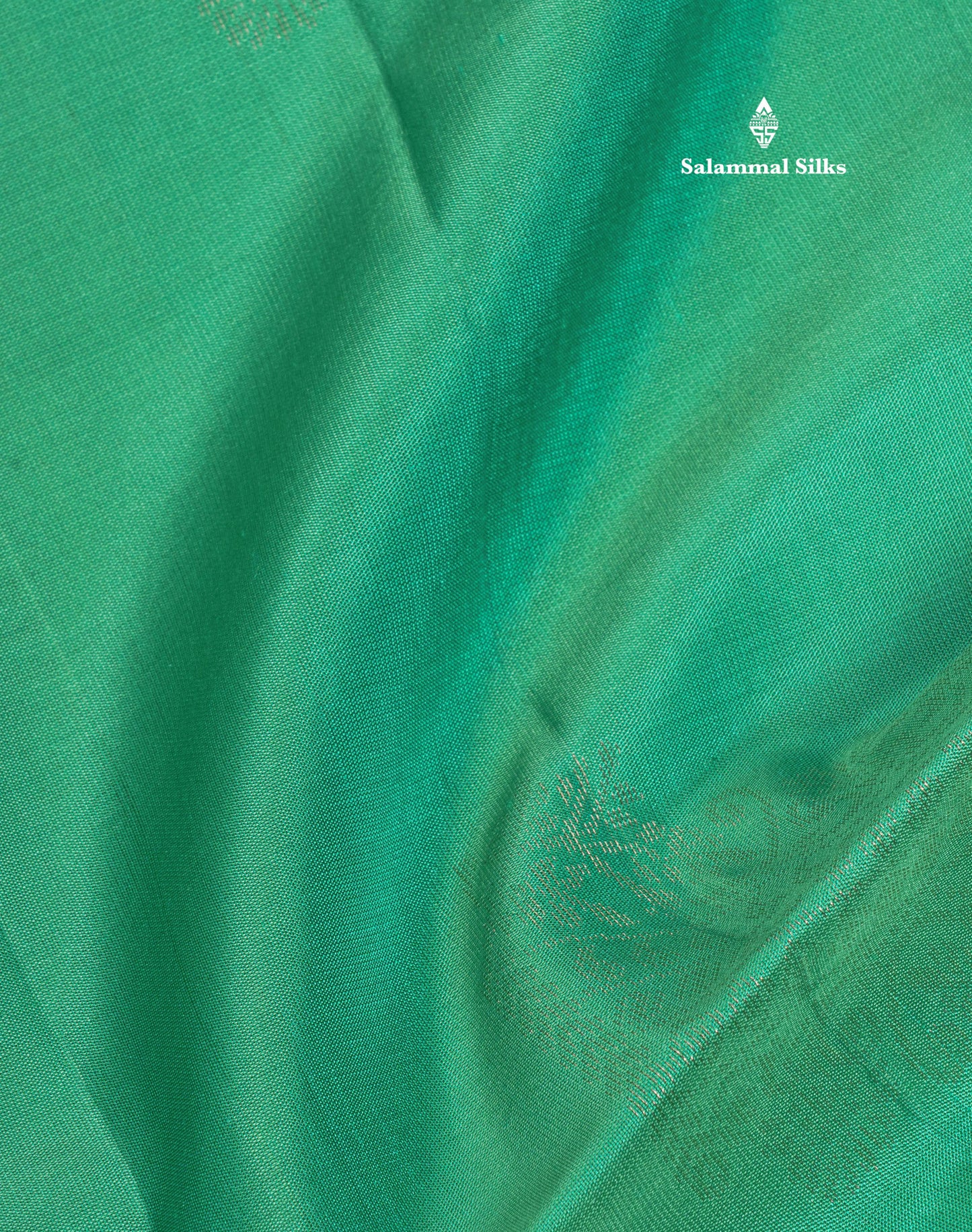 Kanjivaram Beautiful Saffire Green Pure Soft Silk Saree With Contrast Violet Blouse