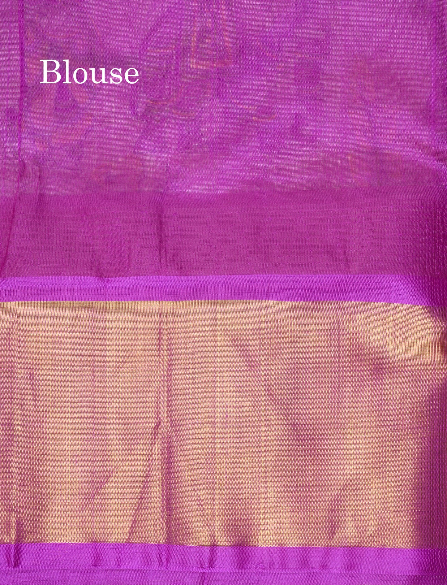 White Printed Pure Silk Cotton Saree With Contrast Vadamalli Traditional Temple Border