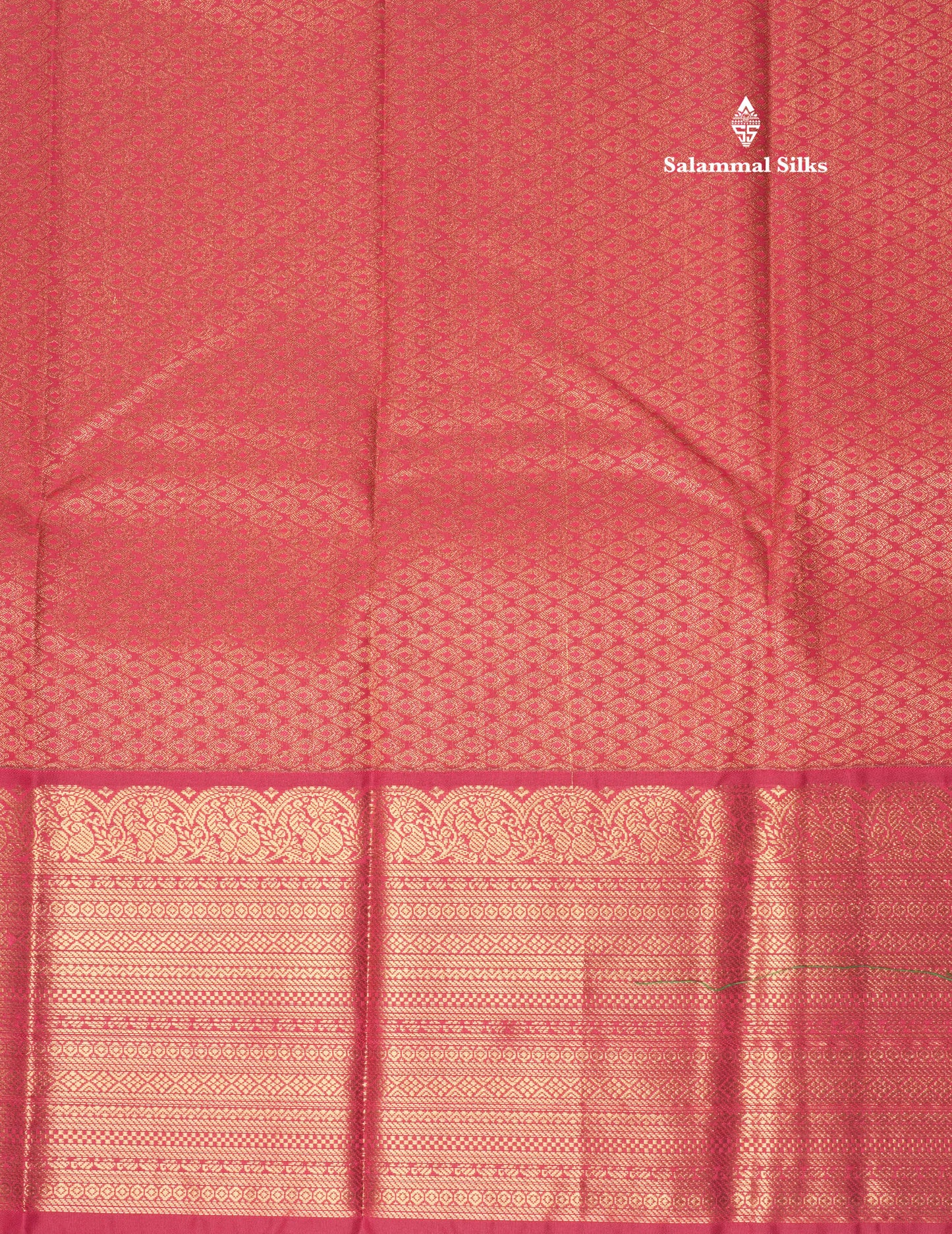 Half White Semi Silk Saree With Contrast Long Maroon Border