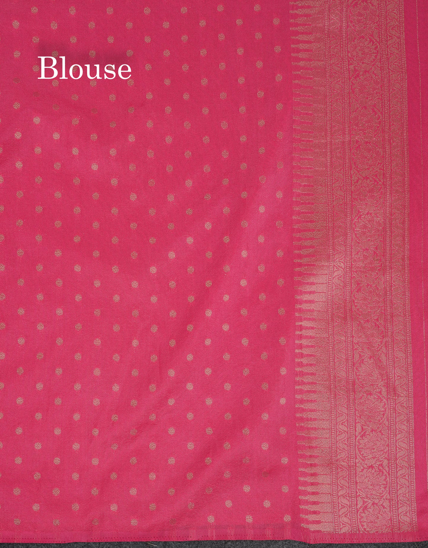 Beautiful Light Pink Semi Georgette Saree With Fancy Border