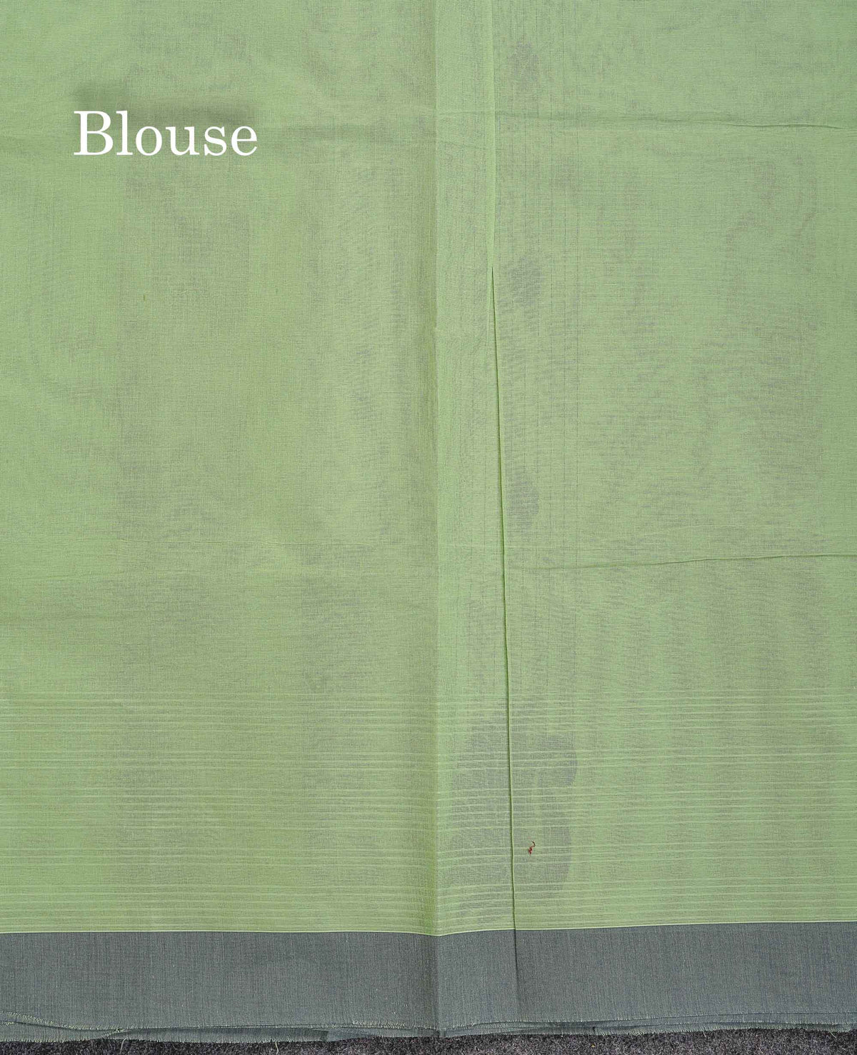 Pure Cotton Saree - Light Pista Green Colour Body Stripes With Thread Work Butta Fancy border