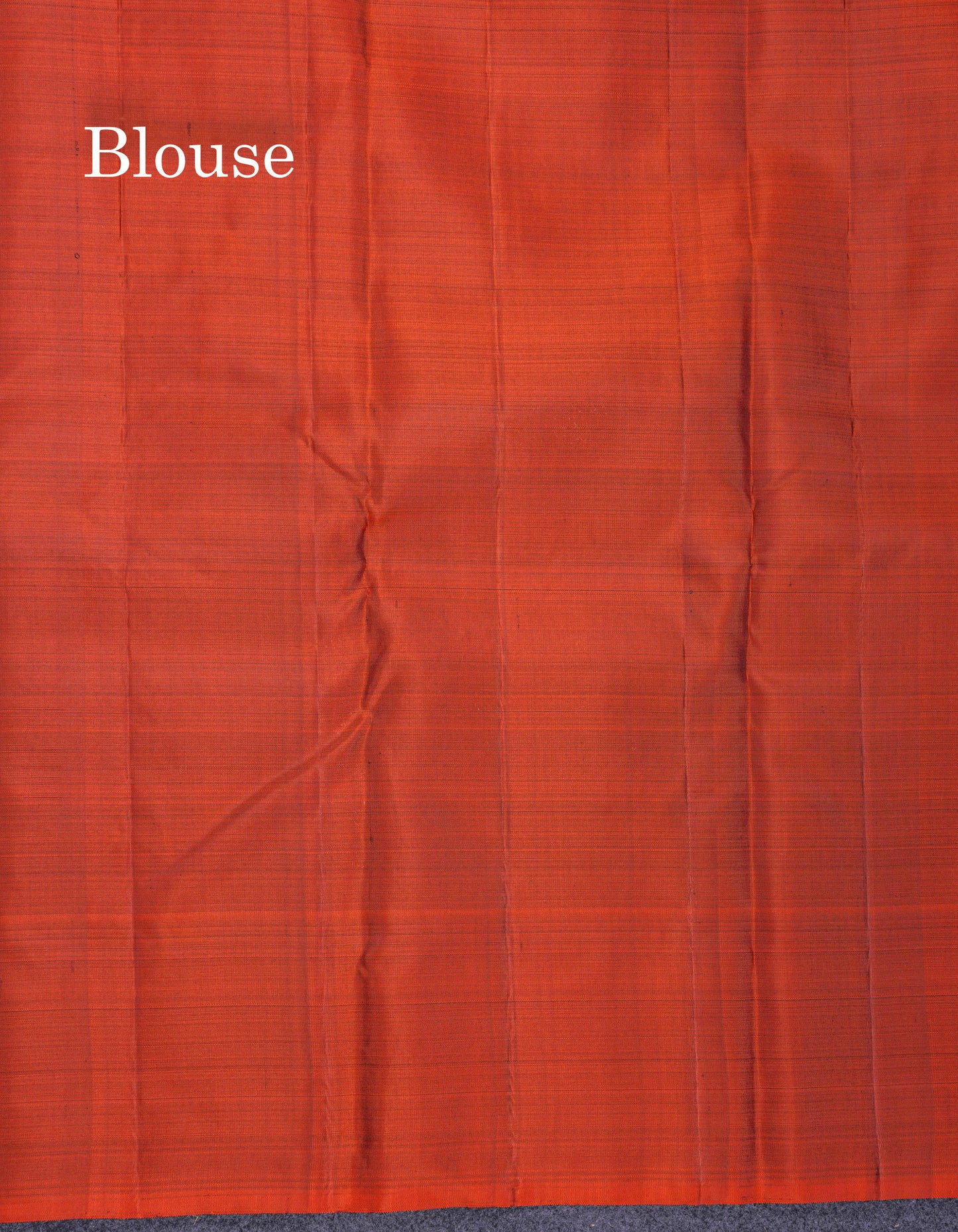 Beautiful Black Fancy Pure Kanjivaram Silk Saree With Contrast Rust Orange Plain Border