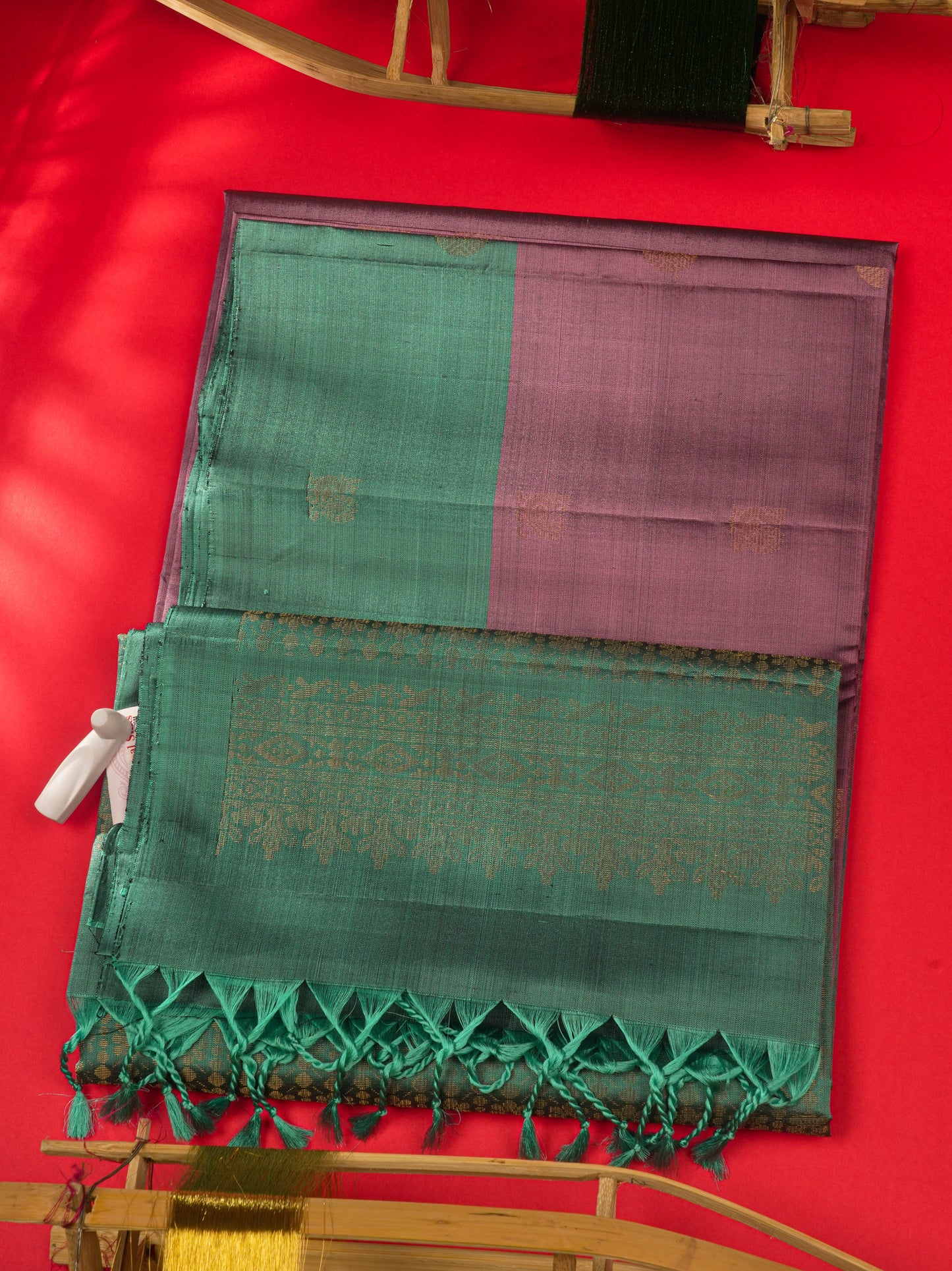 Kanjivaram Beautiful Onion Pink Pure Soft Silk Saree With Contrast Fancy Sea Blue Border