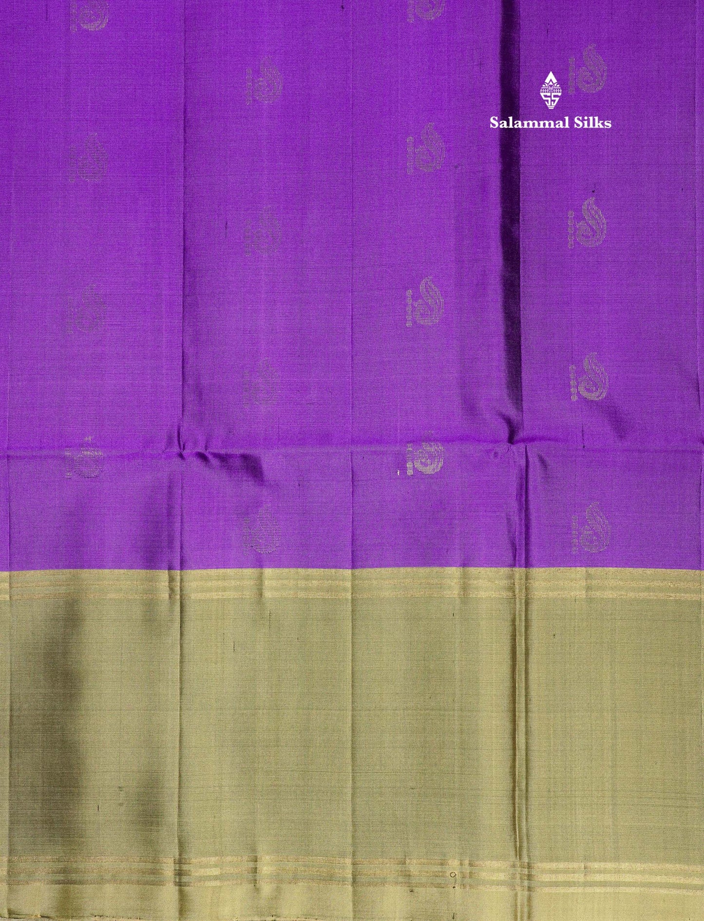 Kanjivaram Beautiful Violet Pure Soft Silk Saree With Contrast Fancy Border