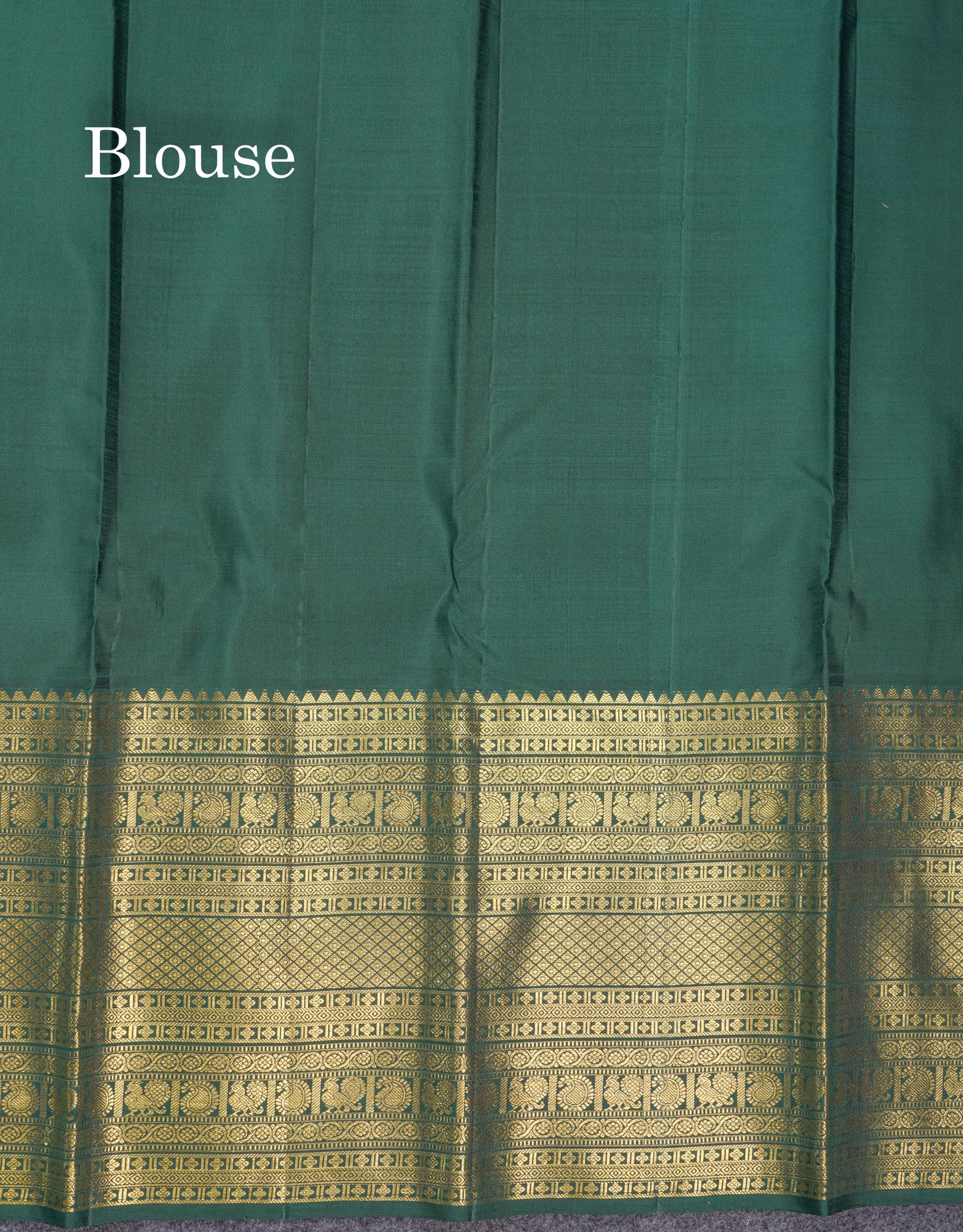 Dual Tone Violet Pure Kanjivaram Silk Saree With Traditional Evening Morning Border