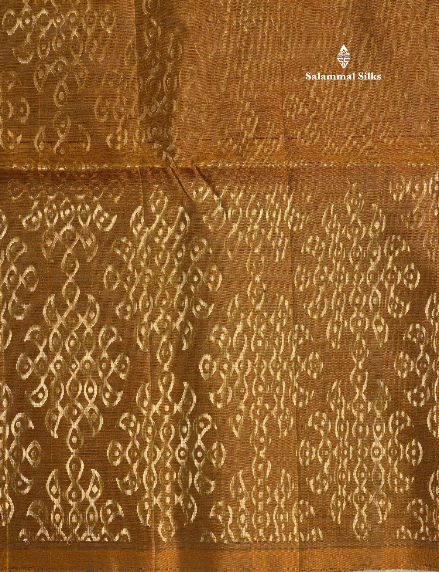 Bottle Green Kolam Design Kanjivaram Pure Soft Silk Saree With Contrast Mustard Yellow Blouse
