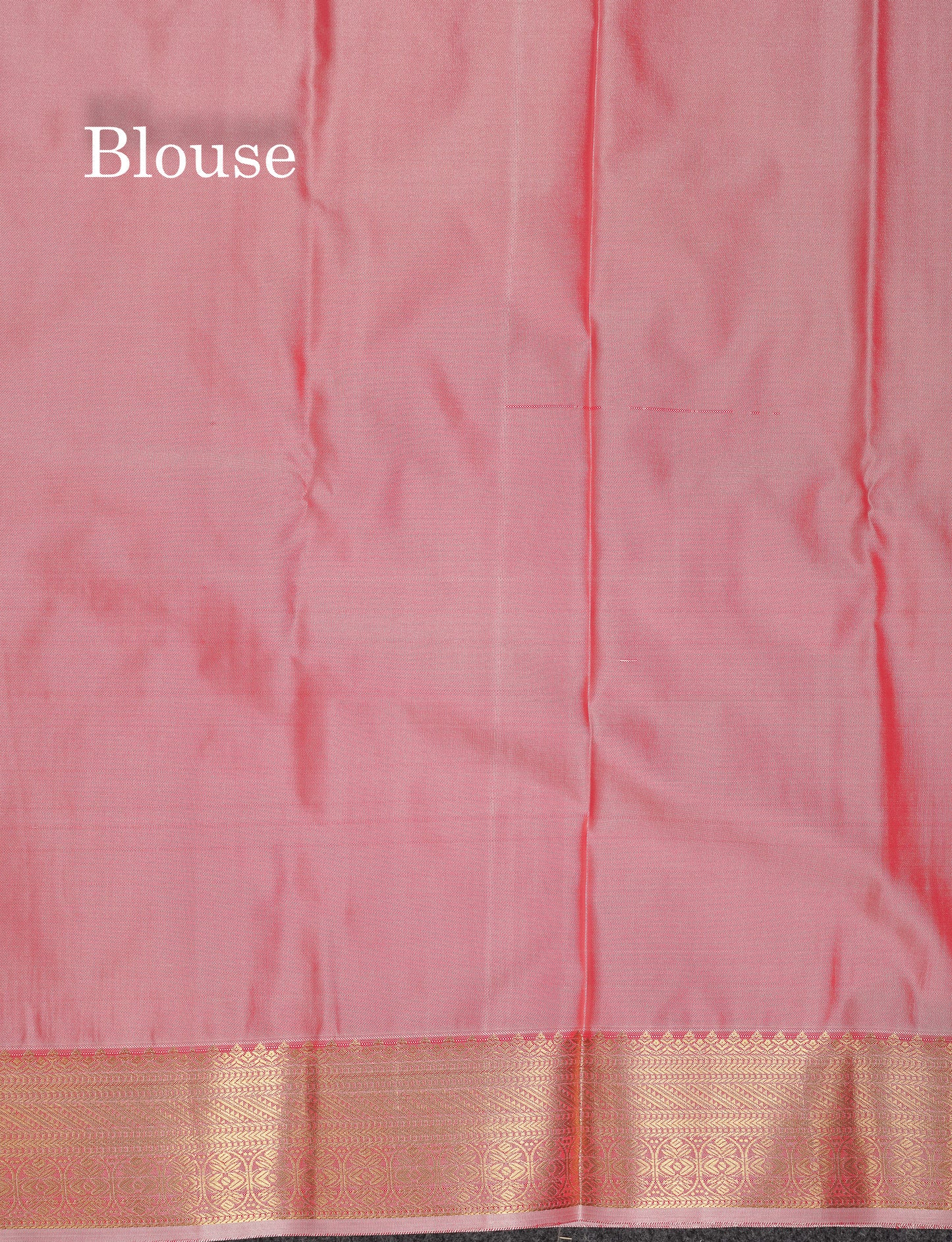 Beautiful Orange Semi Silk Saree With Contrast Dark Peach Traditional Small Border