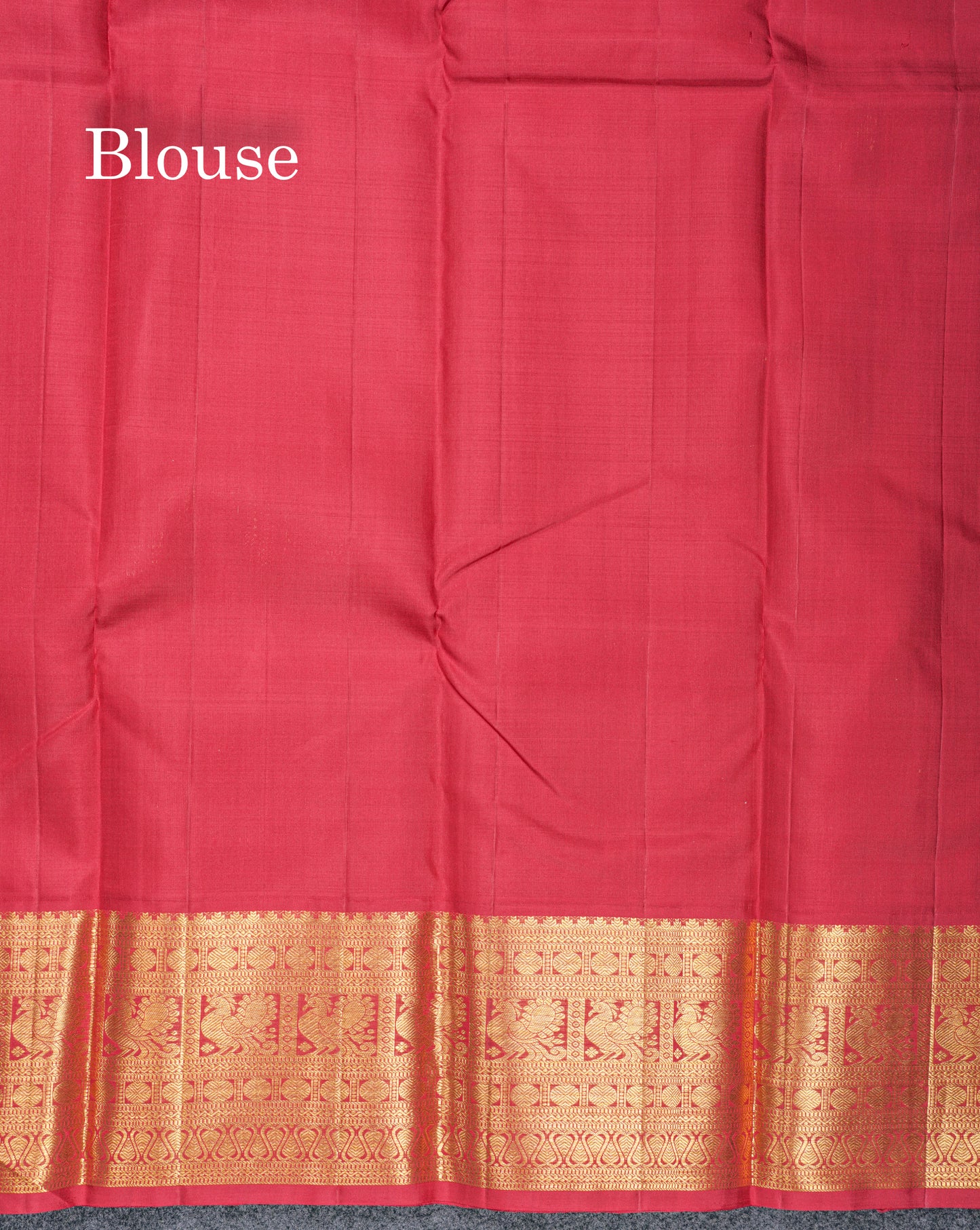 Korvai Dual Tone Peacock Blue Pure Kanjivaram Silk Saree With Contrast Maroon Traditional Border