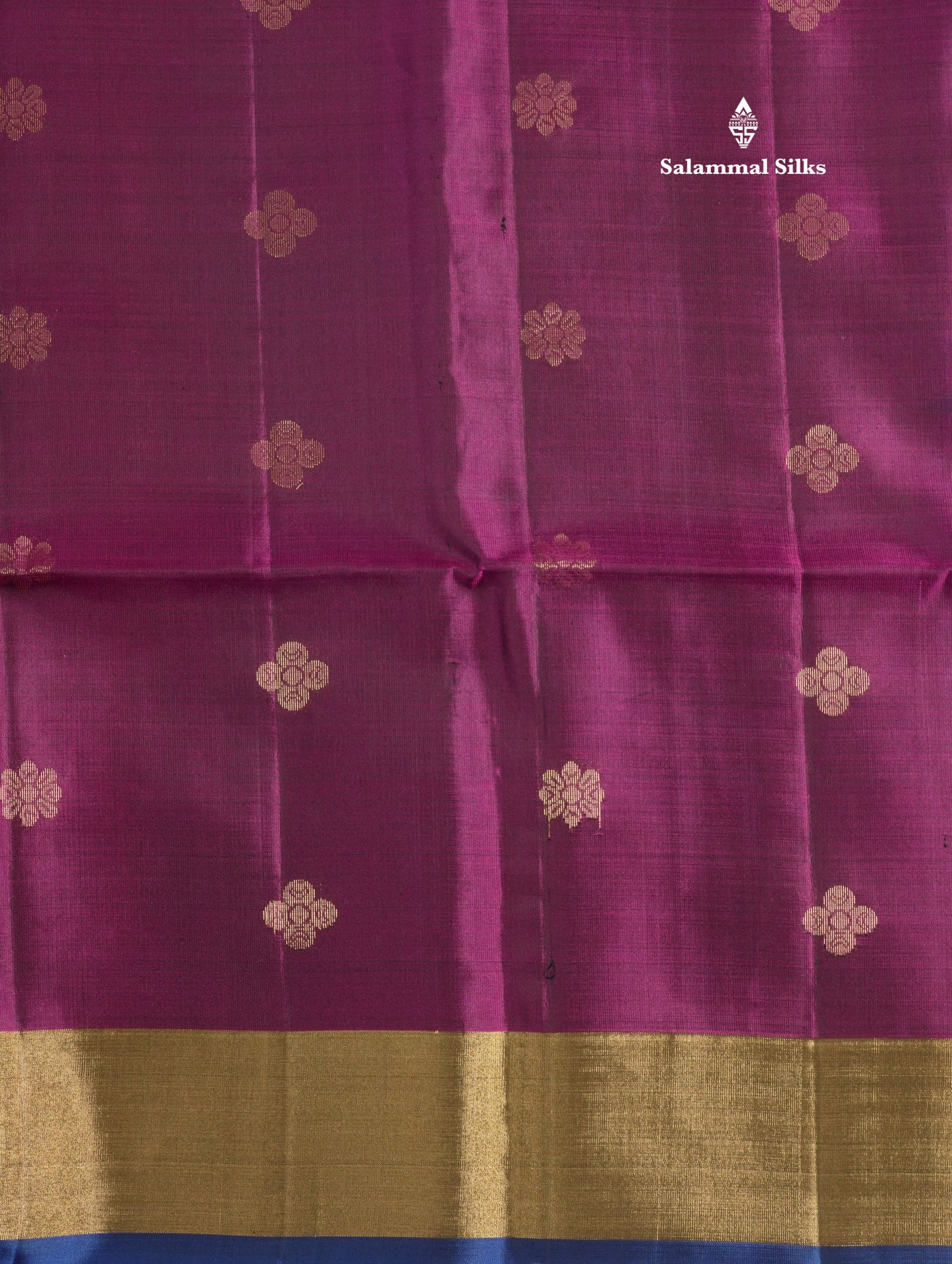 Kanjivaram Beautiful Magenta Pure Soft Silk Saree With Gold Zari Border