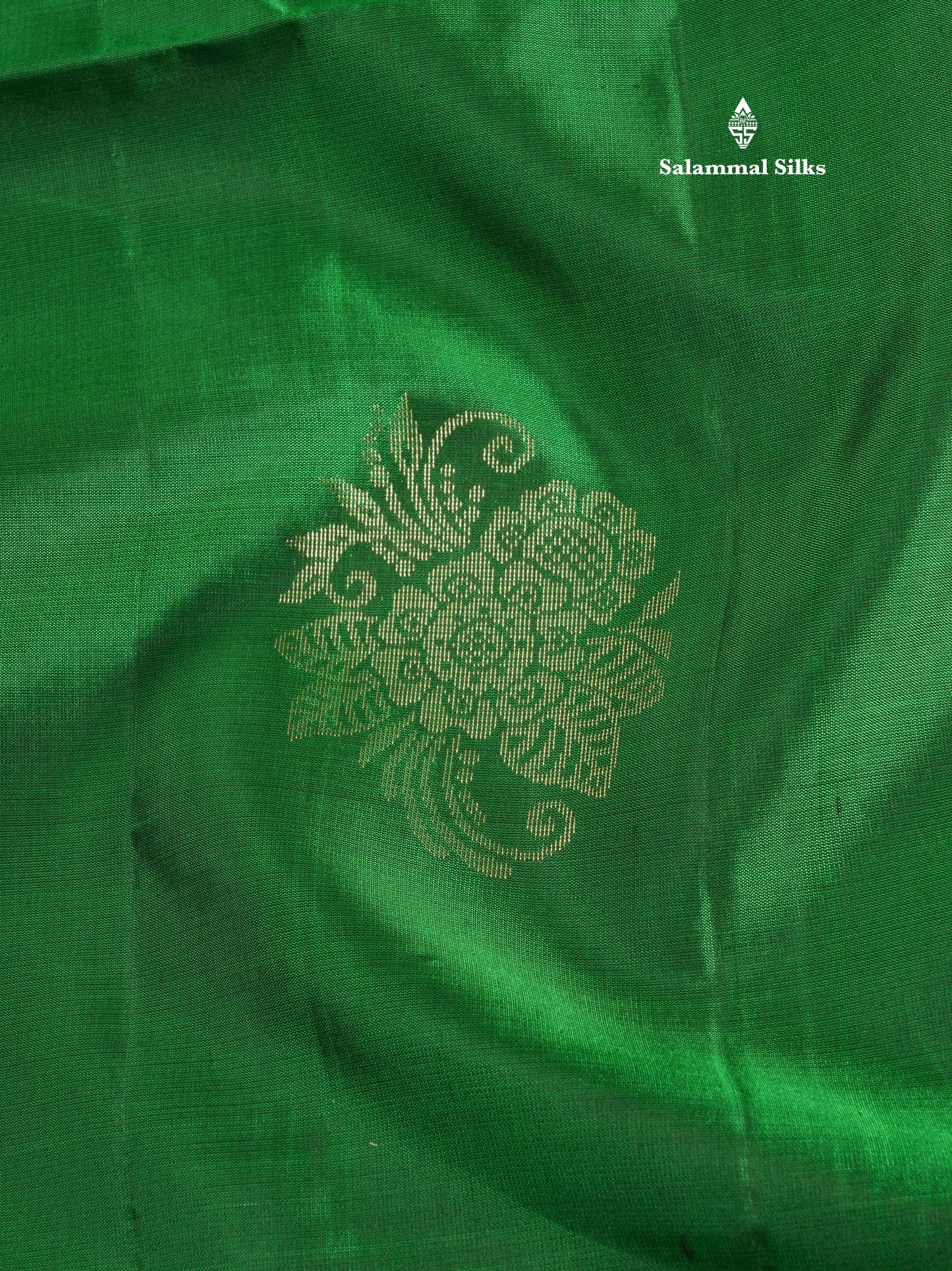 Kanjivaram Beautiful Green Pure Soft Silk Saree With Contrast Fancy Mustard Yellow Border