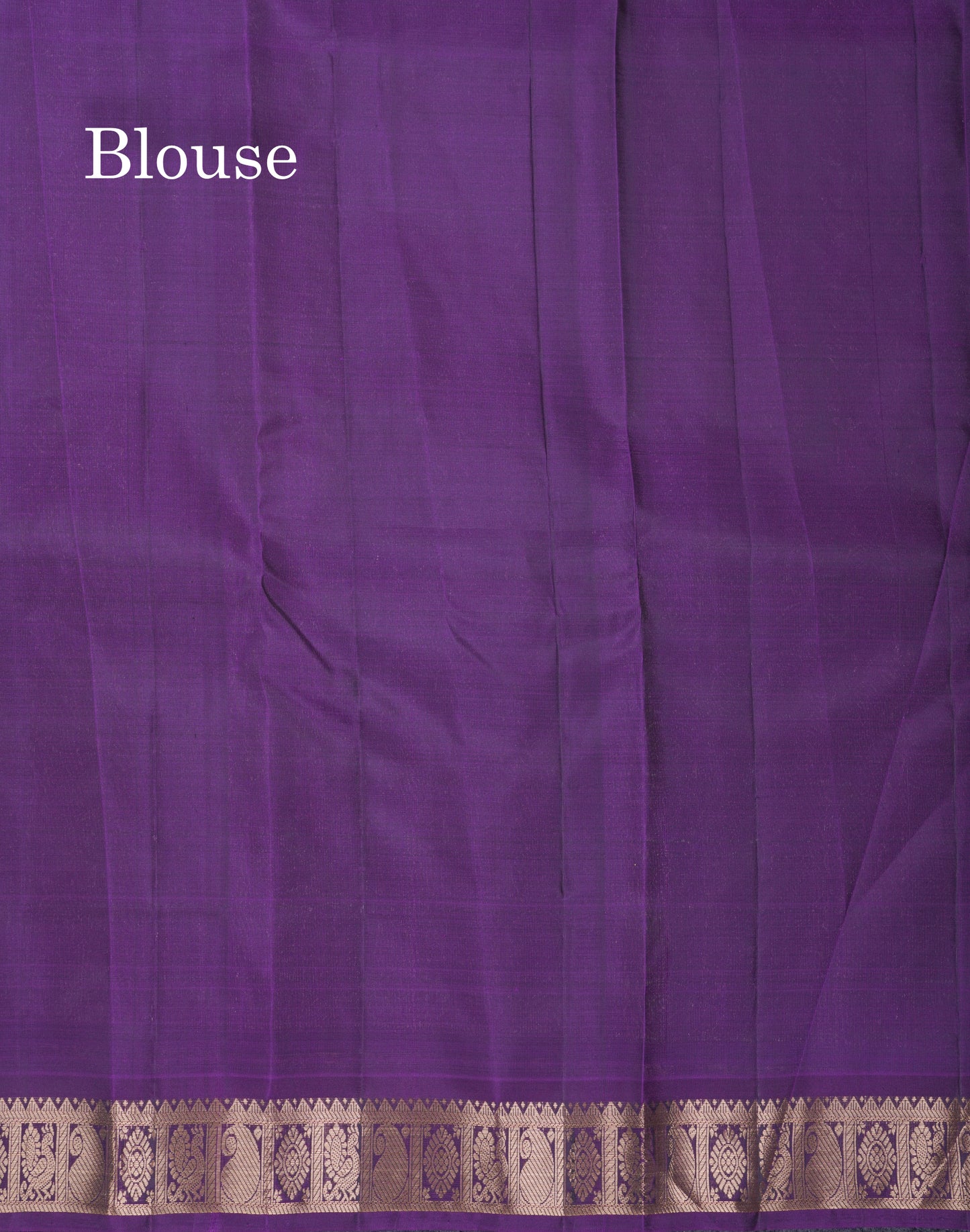 Bottle Green Puremix Silk Saree With Contrast Dark Purple Traditional Small Border