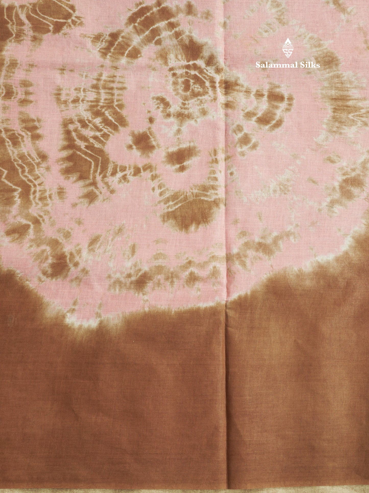 White Batik Print Sungudi Pure Cotton Saree With Contrast Grey Border
