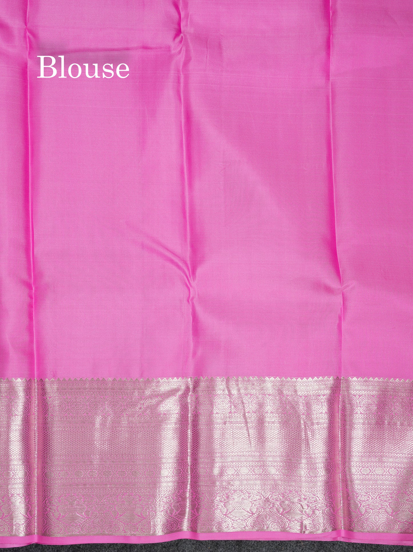 Beautiful Light Pink Bridal Pure Kanjivaram Silk Saree With Traditional Evening Morning Border