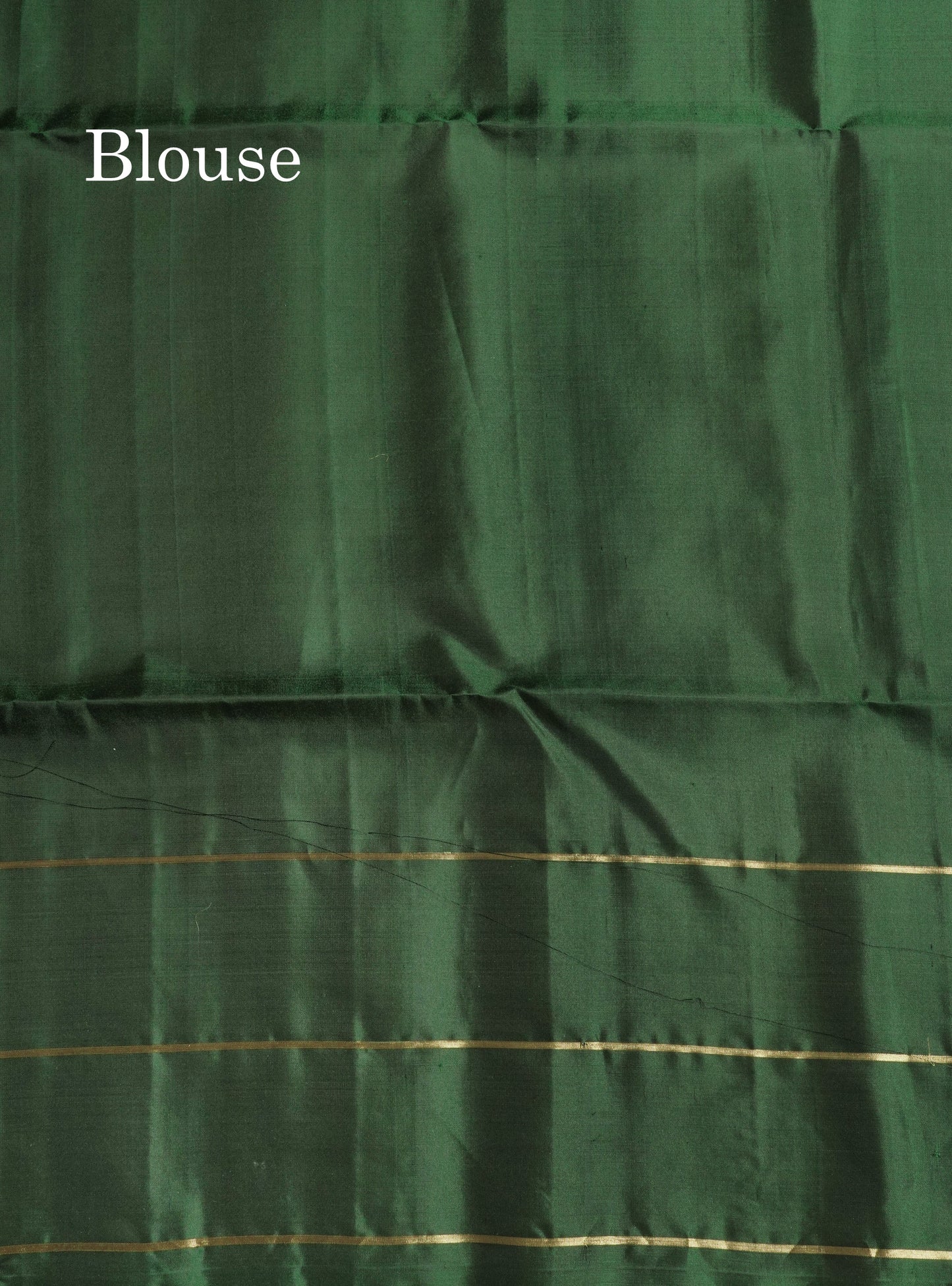Moss Green Kanjivaram Pure Soft Silk Saree With Contrast Bottle Green Big Checks Border