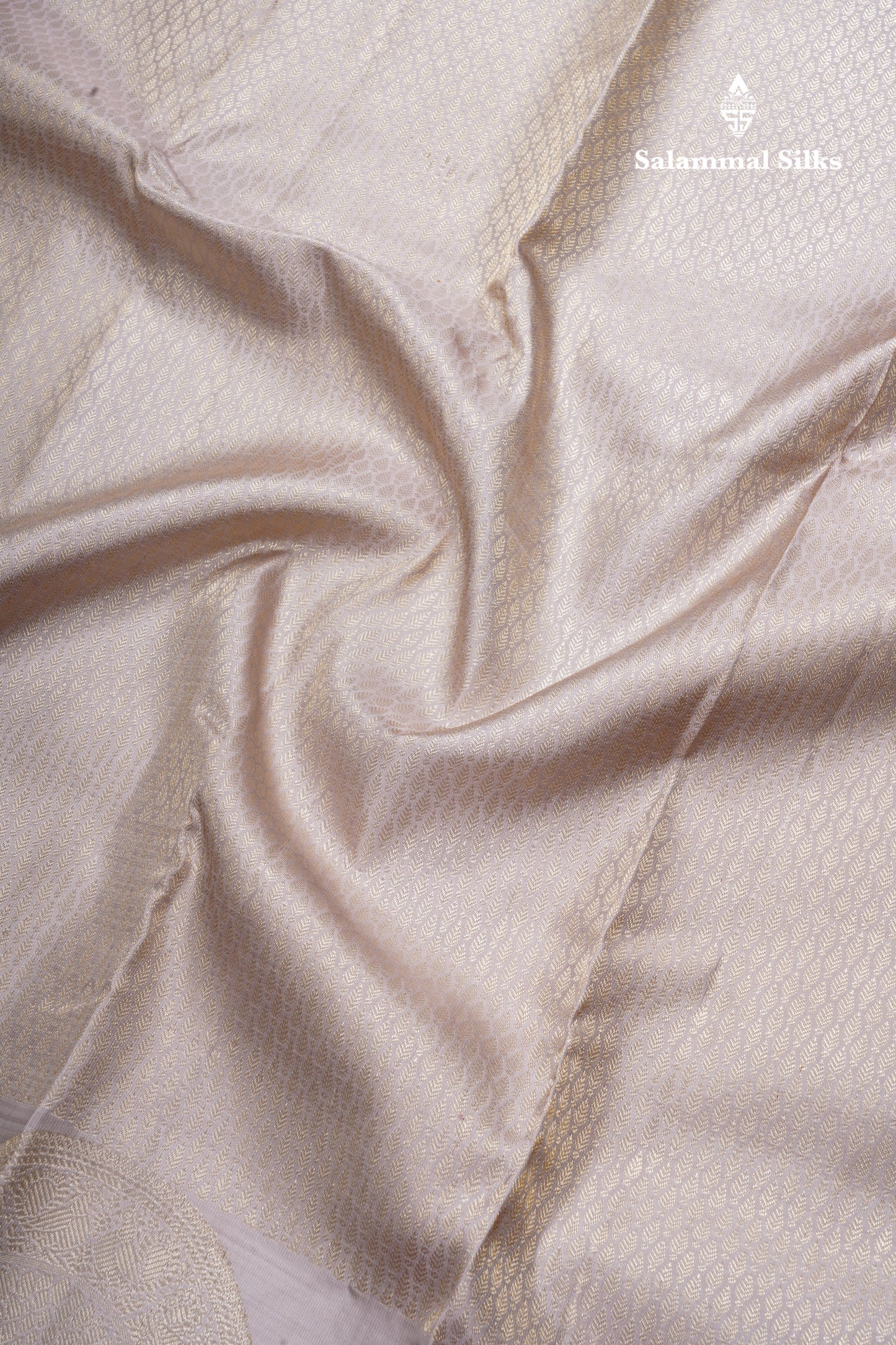 Beautiful Light Chocolate Pure Kanjivaram Silk Saree With Traditional Turning Border