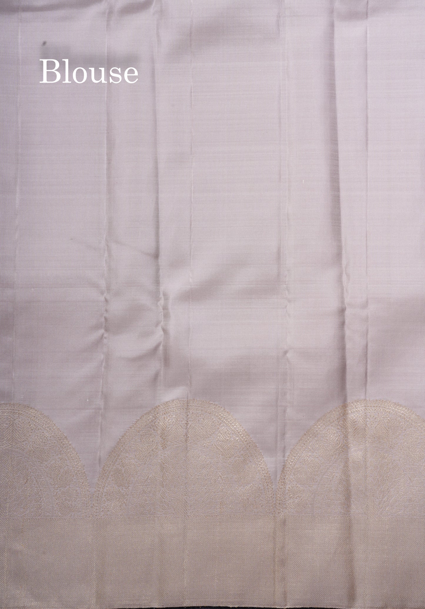 Beautiful Light Chocolate Pure Kanjivaram Silk Saree With Traditional Turning Border