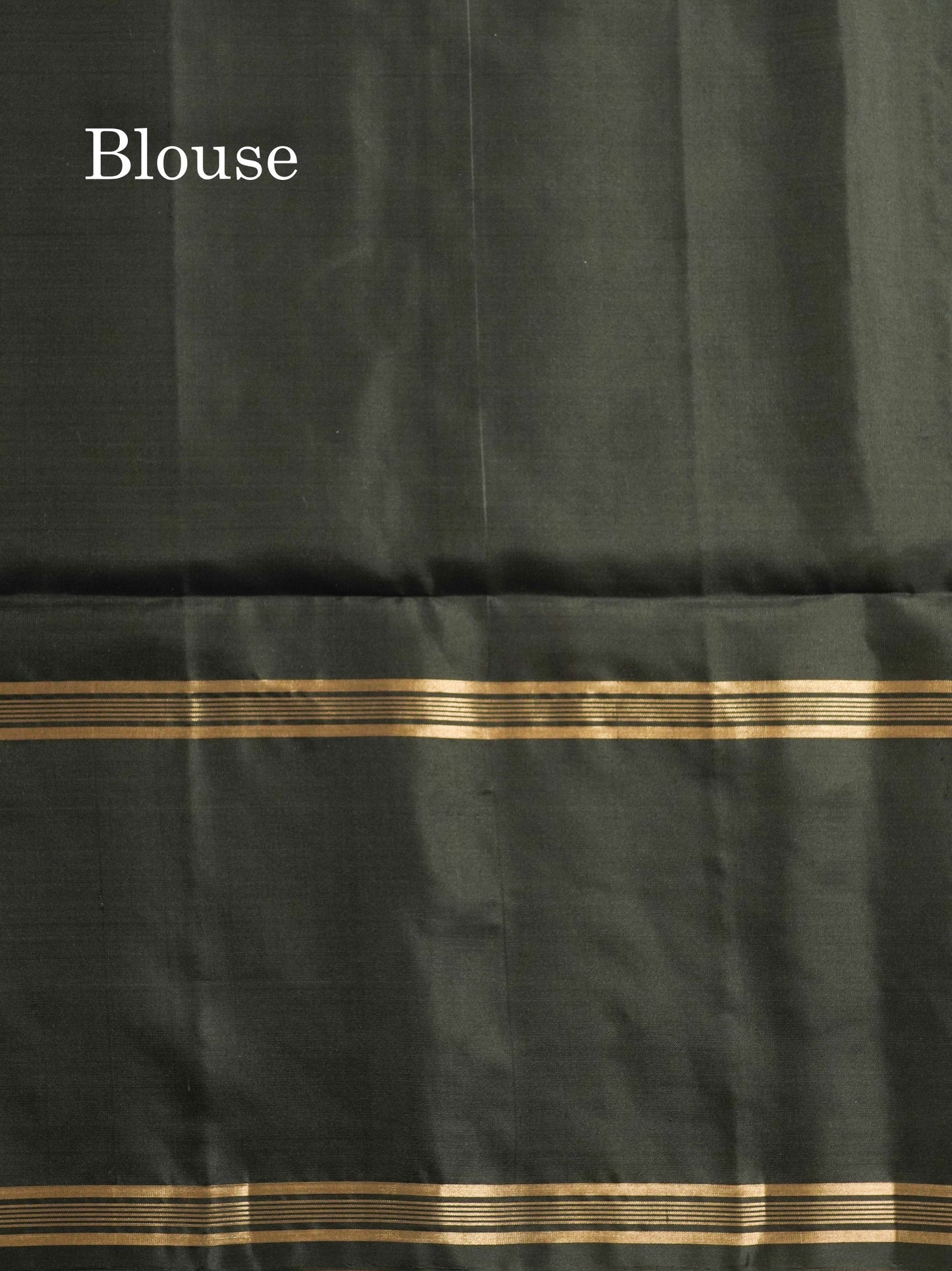 Green Beautiful Kanjivaram Pure Soft Silk Saree With Contrast Black Border
