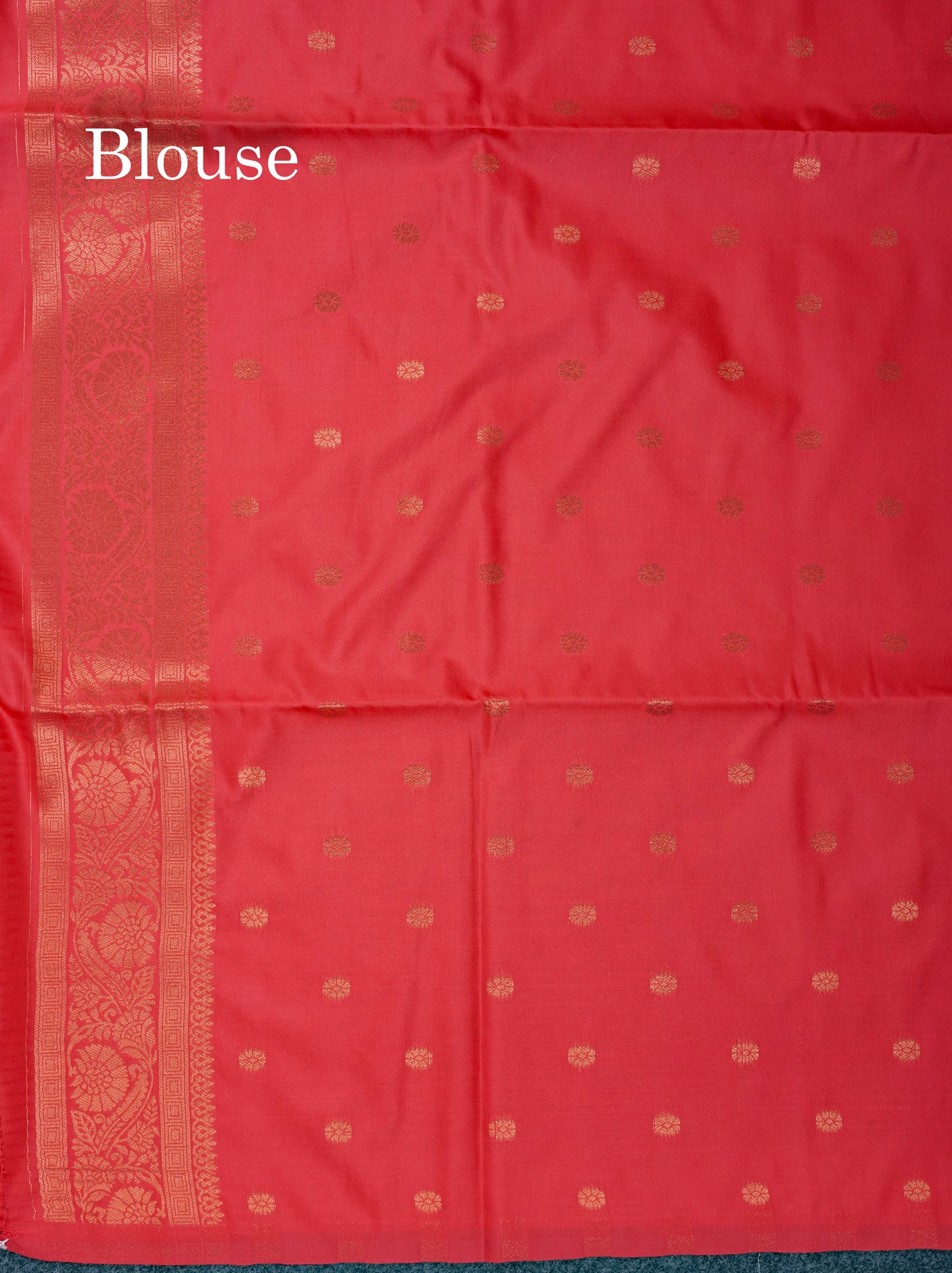 Beautiful Light Orange Semi Soft Silk Saree With Contrast Tomato Red Blouse