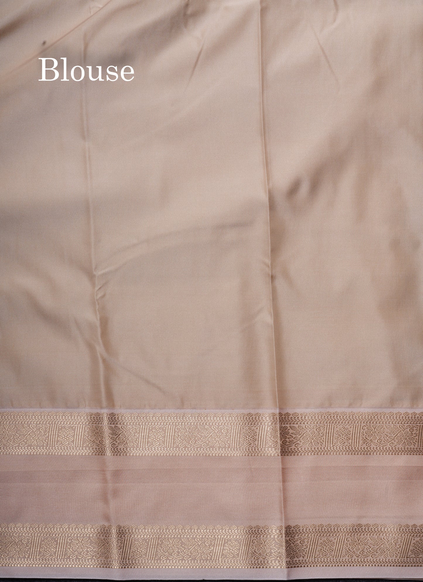 Dark Purple Semi Silk Saree With Contrast Sandal Traditional Gap Border