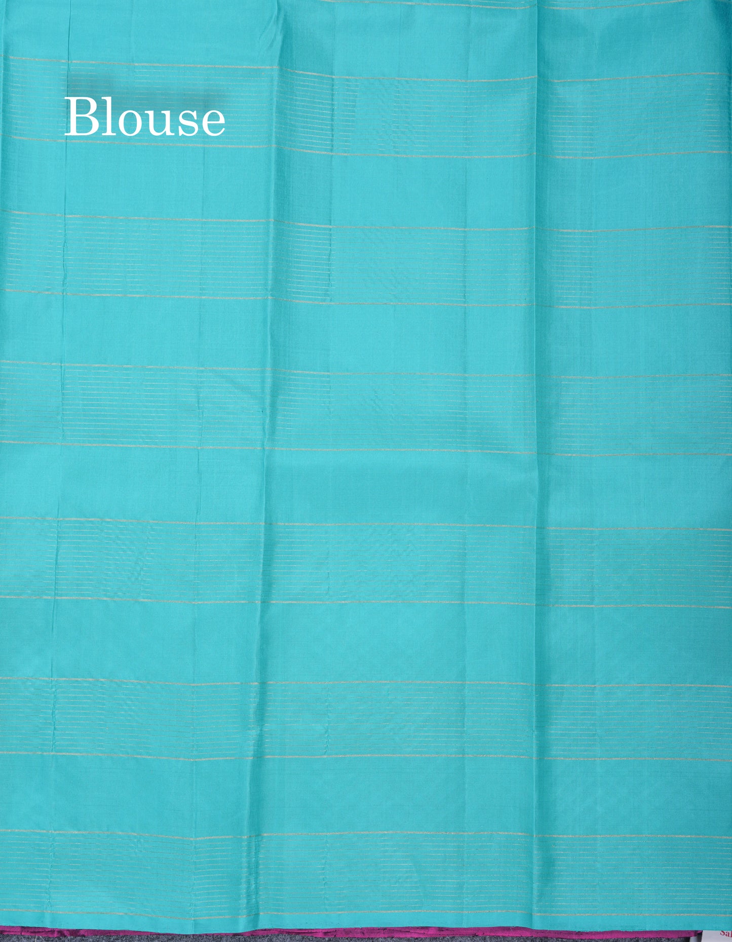 Magenta Fancy Pure Kanjivaram Silk Saree With Contrast Rexona Blouse