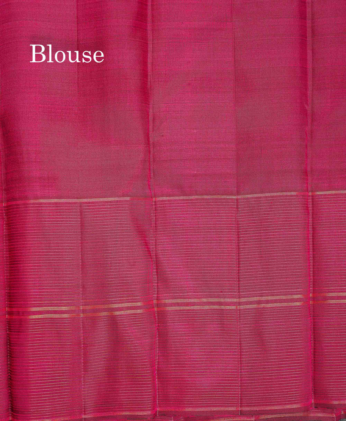 Pure Kanjivaram Silk Saree - Rose Pink Colour Body With Contrast Magenta Border