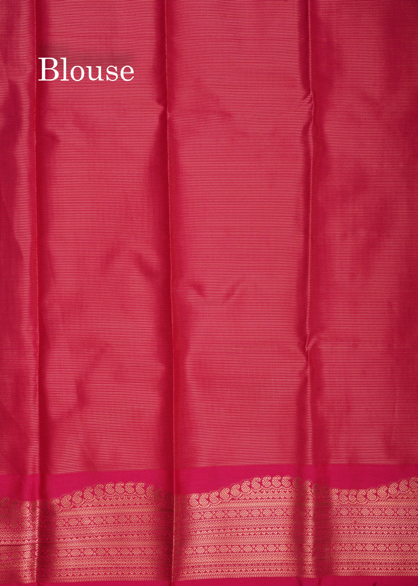 Sea Blue Tiny Zari Checks Semi Silk Saree With Contrast Pink Turning Border