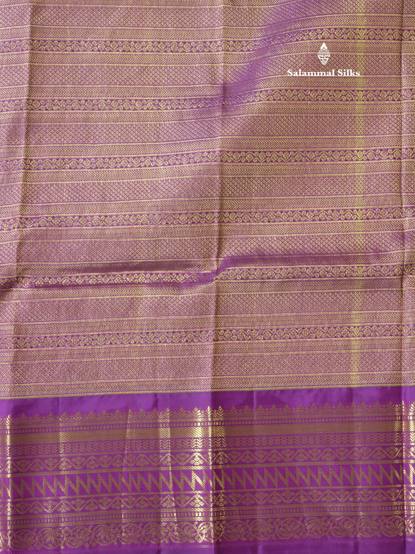 Rust Orange Pure Kanjivaram Silk Saree with Contrast Vadamalli Border