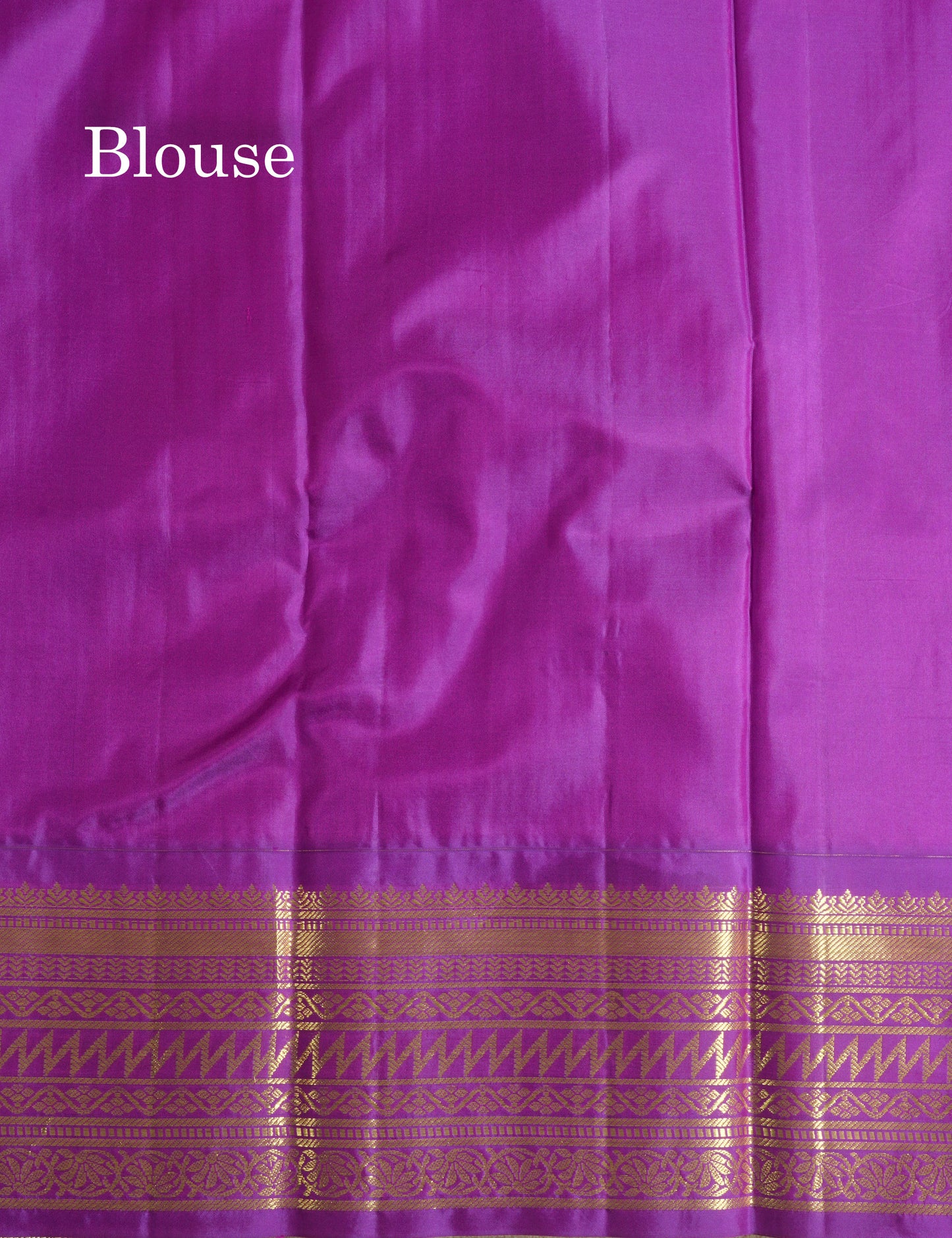 Rust Orange Pure Kanjivaram Silk Saree with Contrast Vadamalli Border