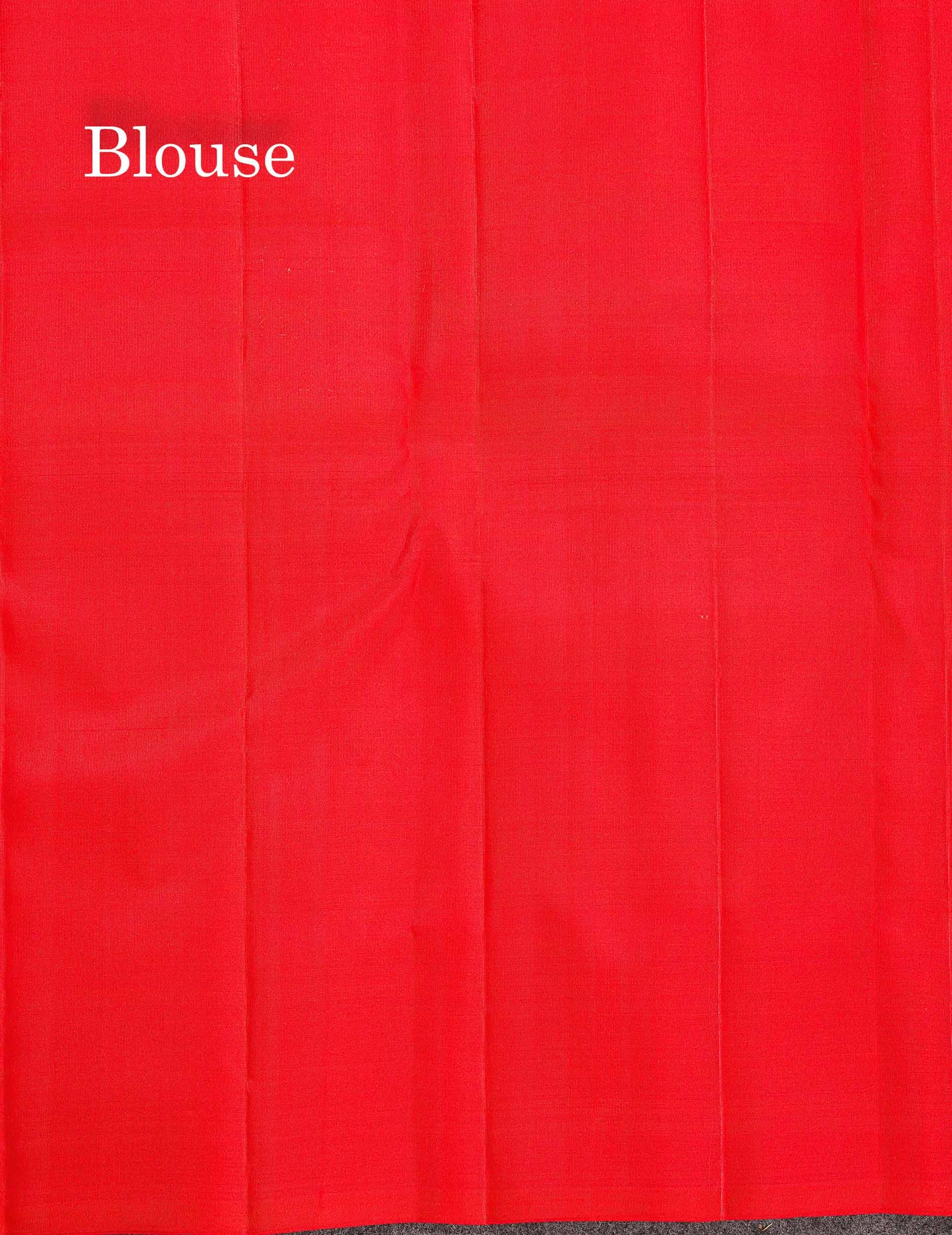 Pure Kanjivaram Silk Saree - Paalum Pazham Checks & Butta With Contrast Red Blouse
