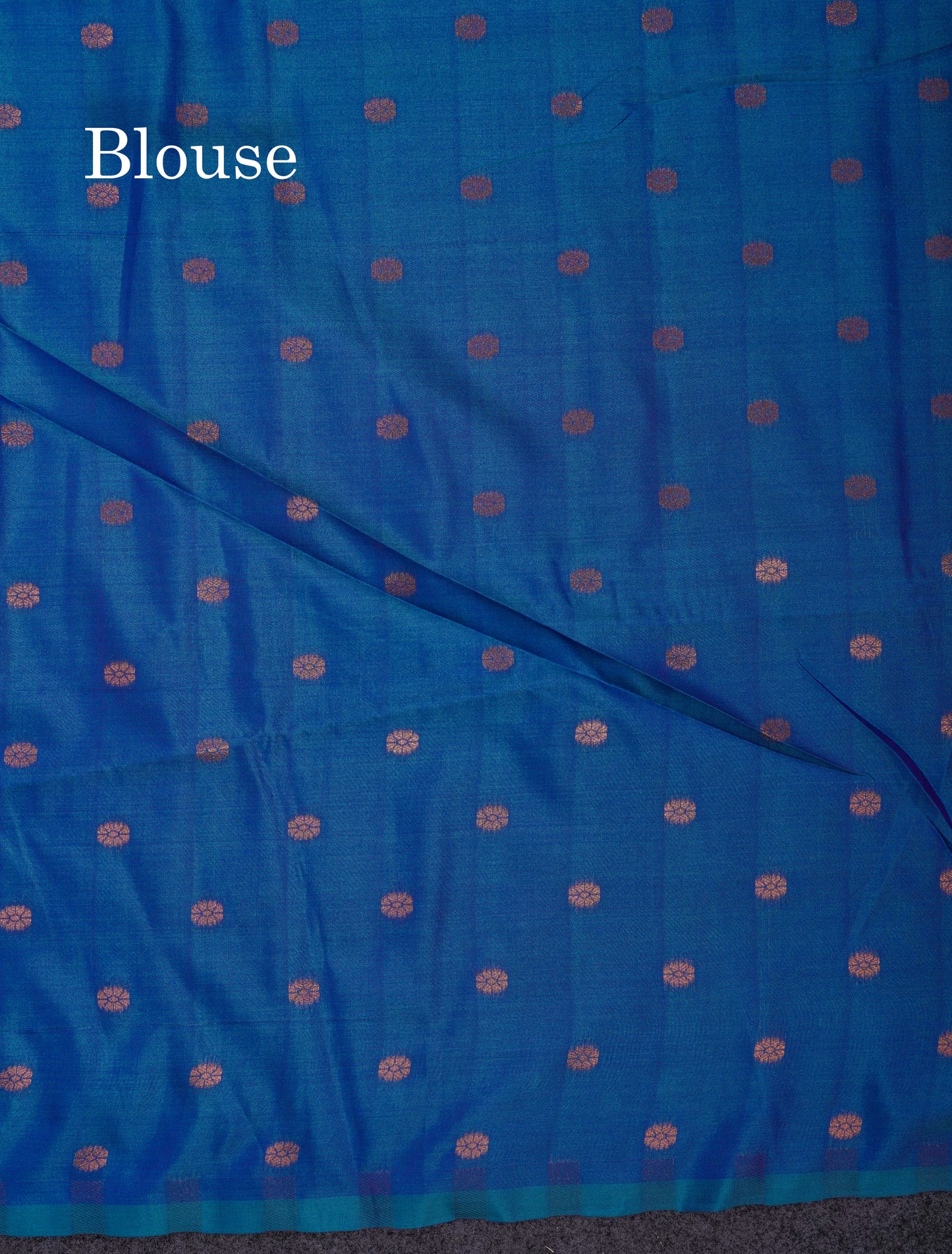 Beautiful Peacock Blue Silver And Gold Zari Meena Work Buttas Semi Soft Silk Saree With Contrast Purple Blouse