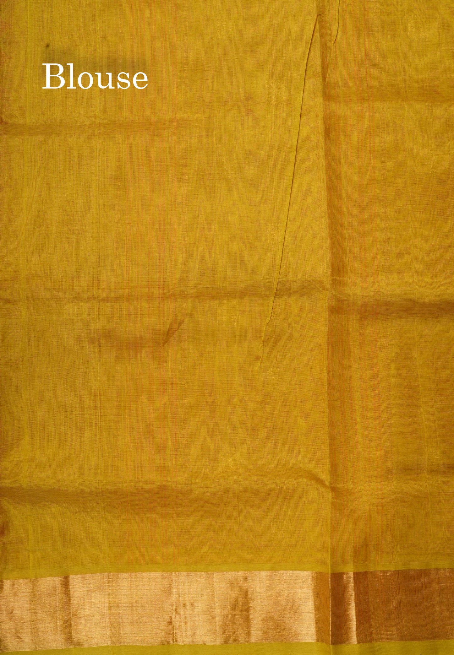 Orange Shade Pure Silk Cotton Saree With Contrast Manthulir Green Blouse