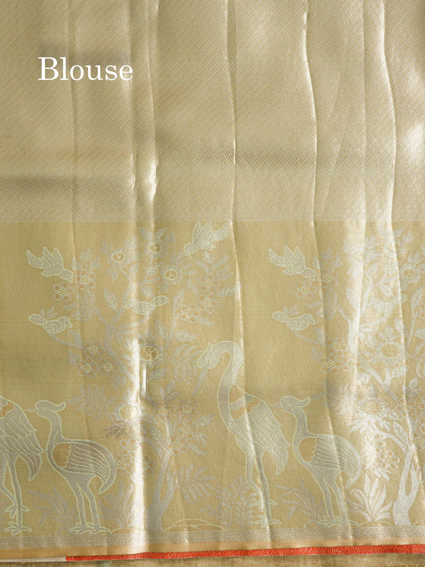 Light Pink Bridal Semi Silk Saree With Contrast Peach Evening Morning Border