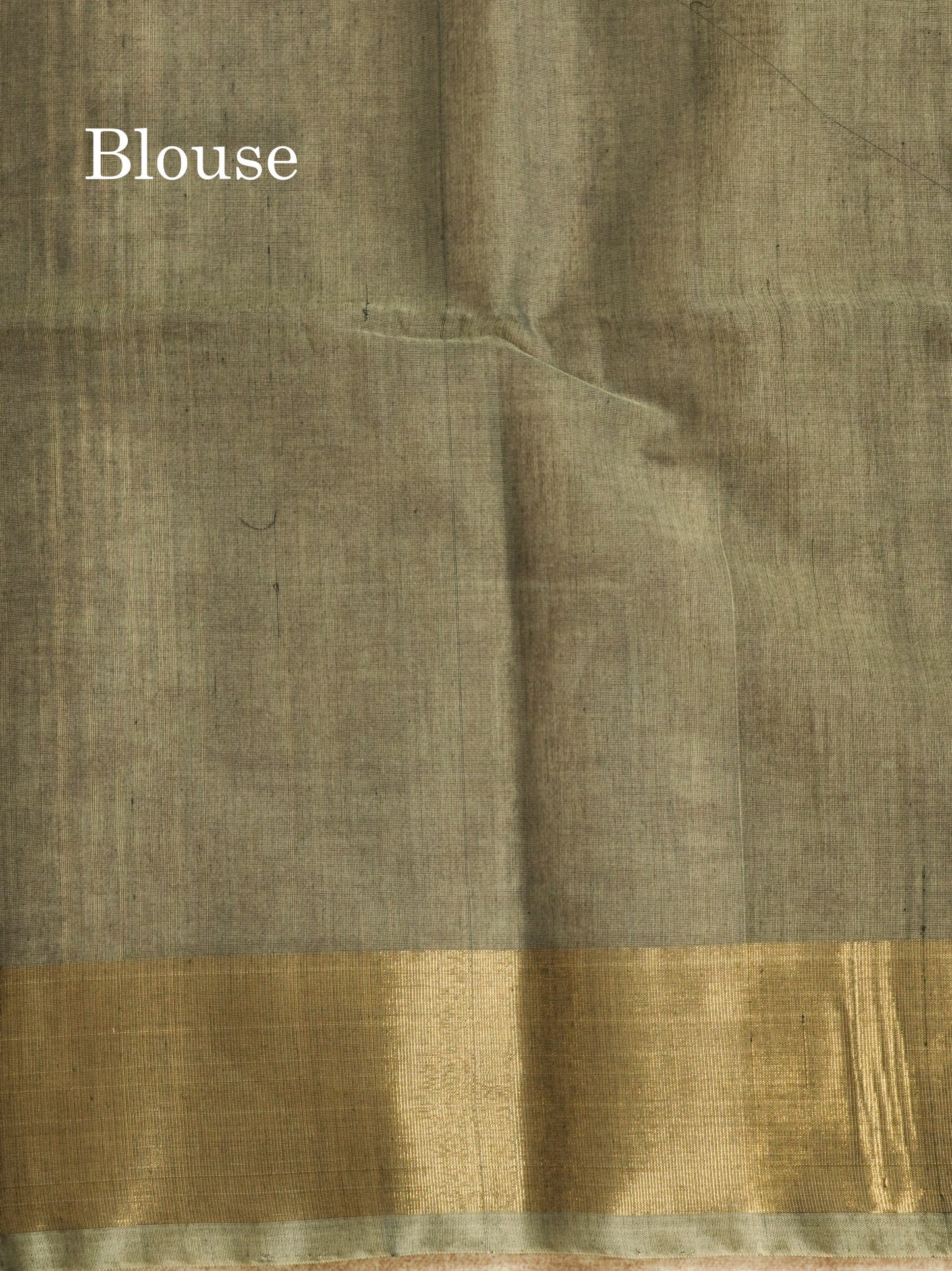 Premium White Pochampalli SICO Cotton Saree With Gold Zari Border