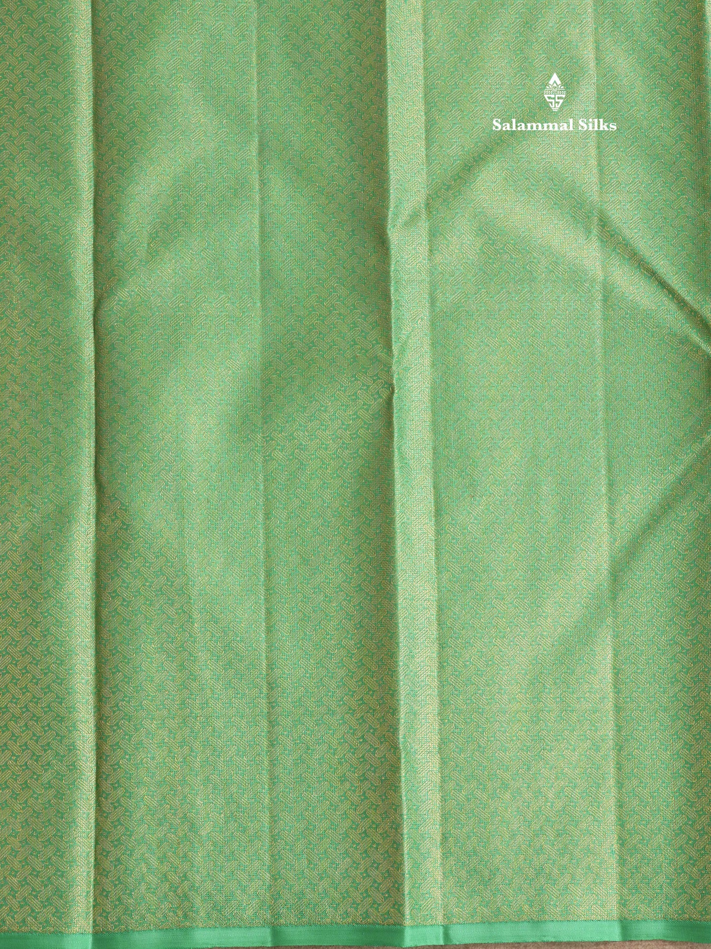 Beautiful Pink Fancy Vairaoosi Pure Kanjivaram Silk Saree with Contrast Rexona Green Blouse